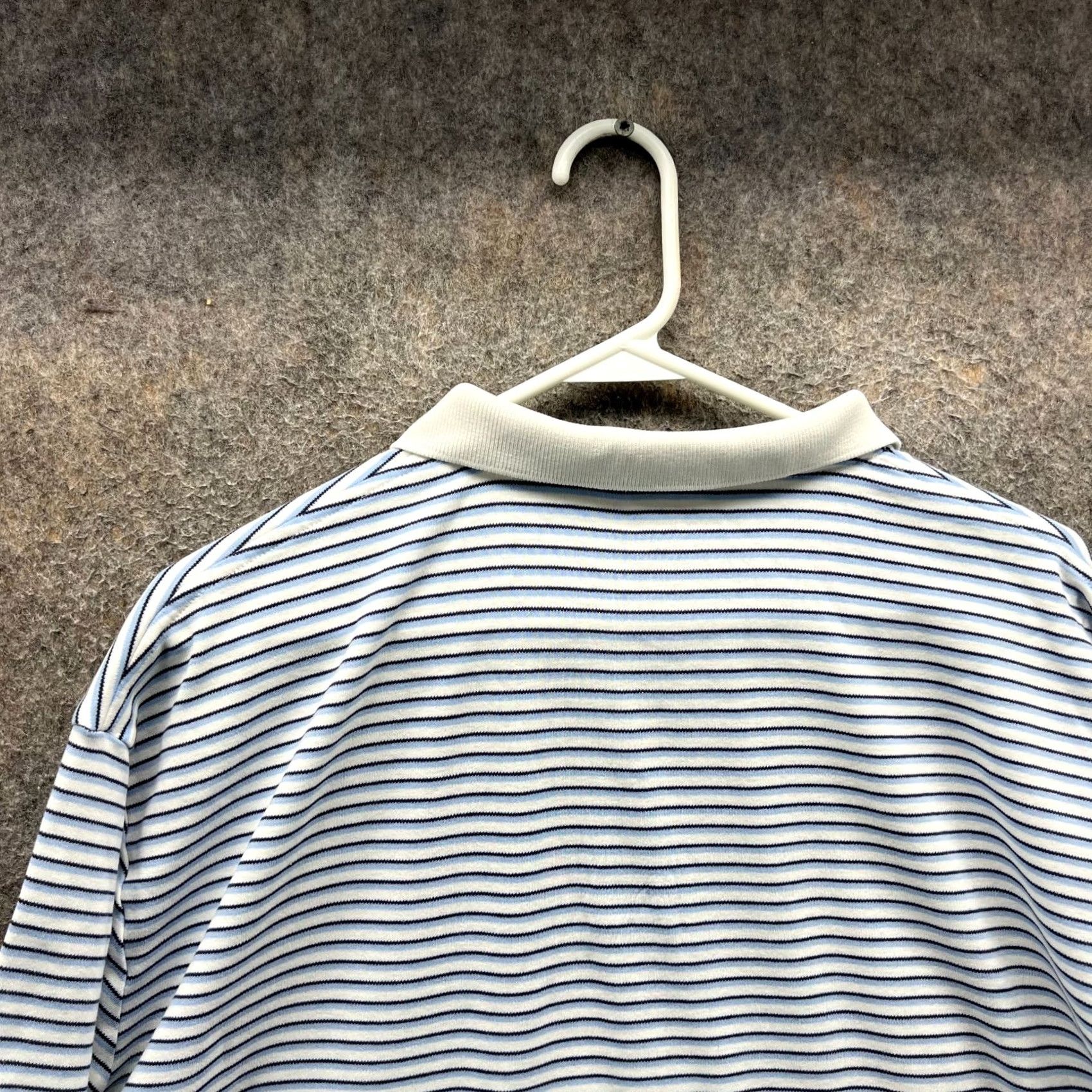 Polo Ralph Lauren VINTAGE Polo Ralph Lauren Polo Shirt Mens XL Blue Stripes Preppy Rugby Channeling Size US XL / EU 56 / 4 - 4 Thumbnail