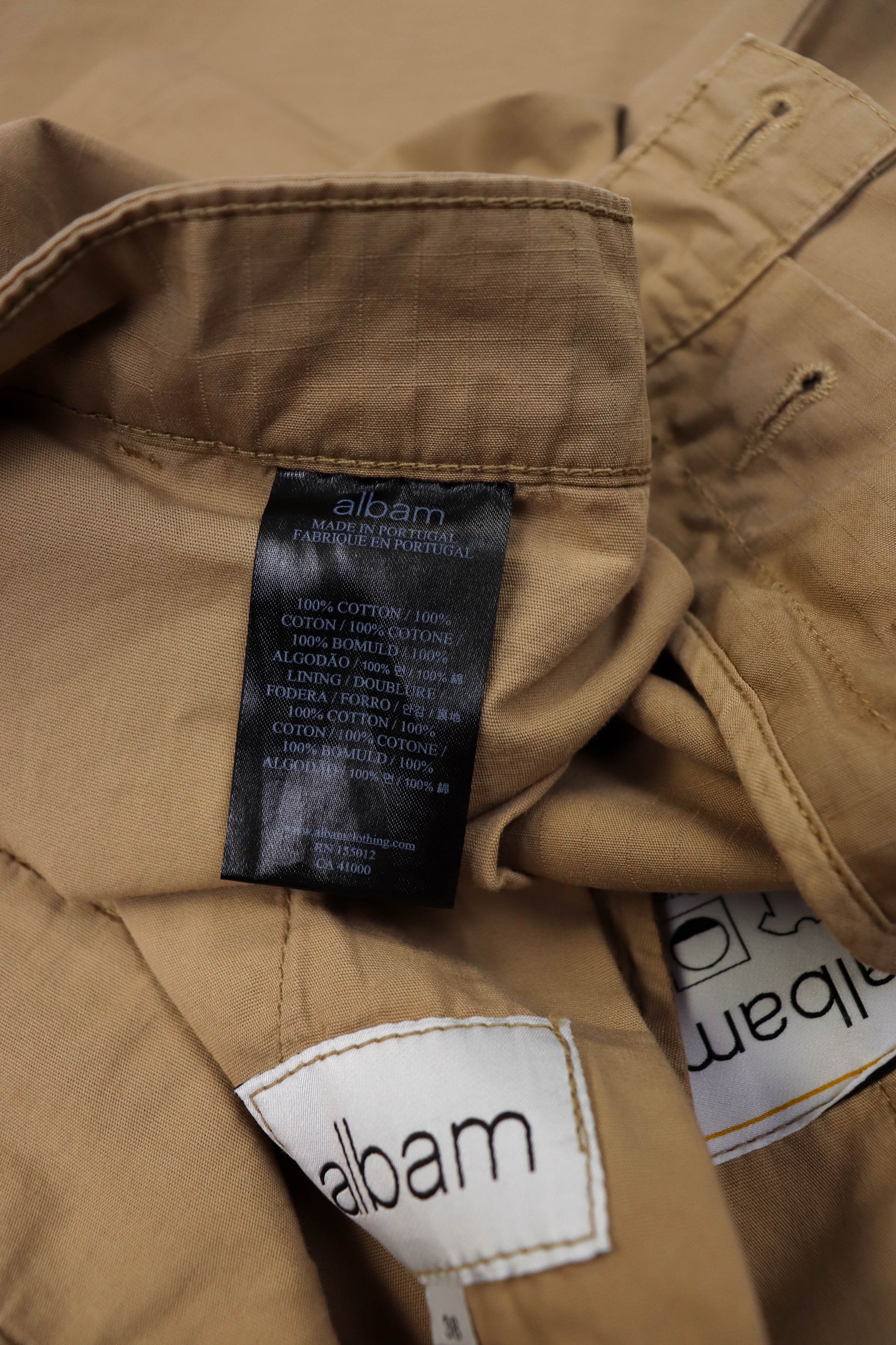Albam Albam Beige Garment Dyed Ripstop Fabric Trousers Pants Size US 38 / EU 54 - 11 Thumbnail