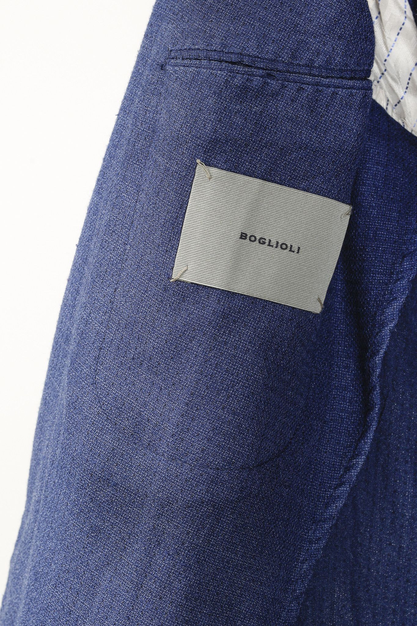 Boglioli Boglioli Blue Wool & Silk Lightweight K-Jacket Blazer Size 36R - 11 Thumbnail