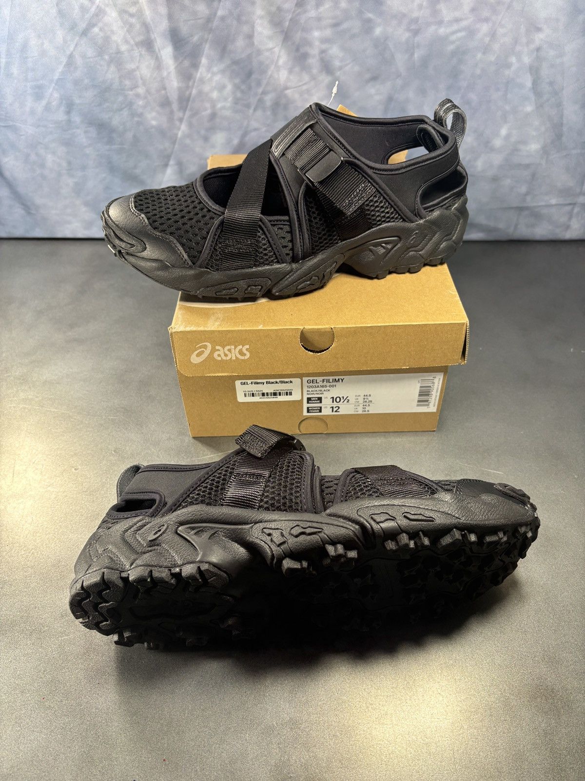 Asics Asics Gel Filimy Mesh Slip On Mary Jane Strap Sandal Loafers Size US 10.5 / EU 43-44 - 3 Thumbnail