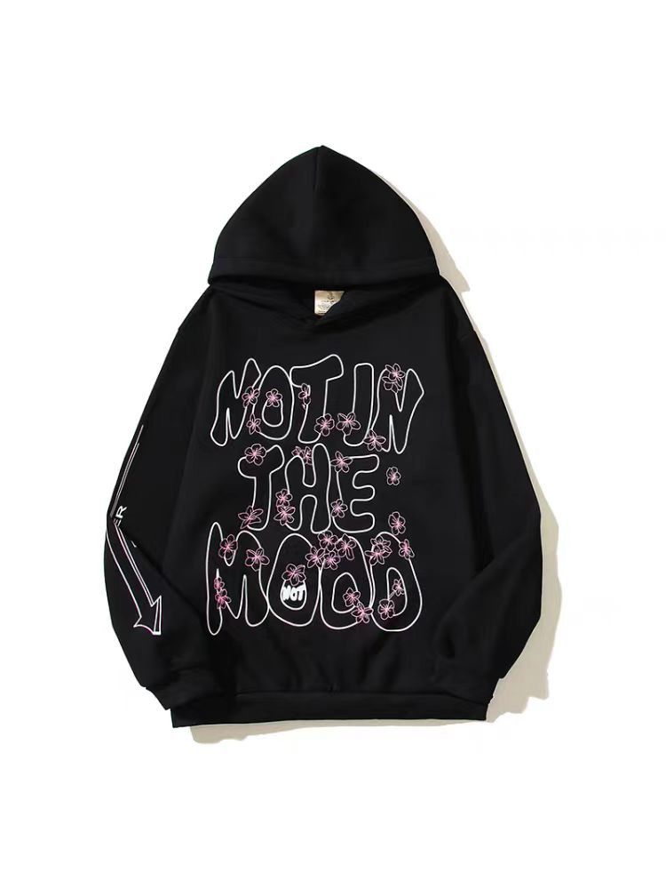 Japanese Brand × Vintage Street Retro Hip Hop Print Loose Casual Hooded Sweatshirt Size US L / EU 52-54 / 3 - 3 Thumbnail