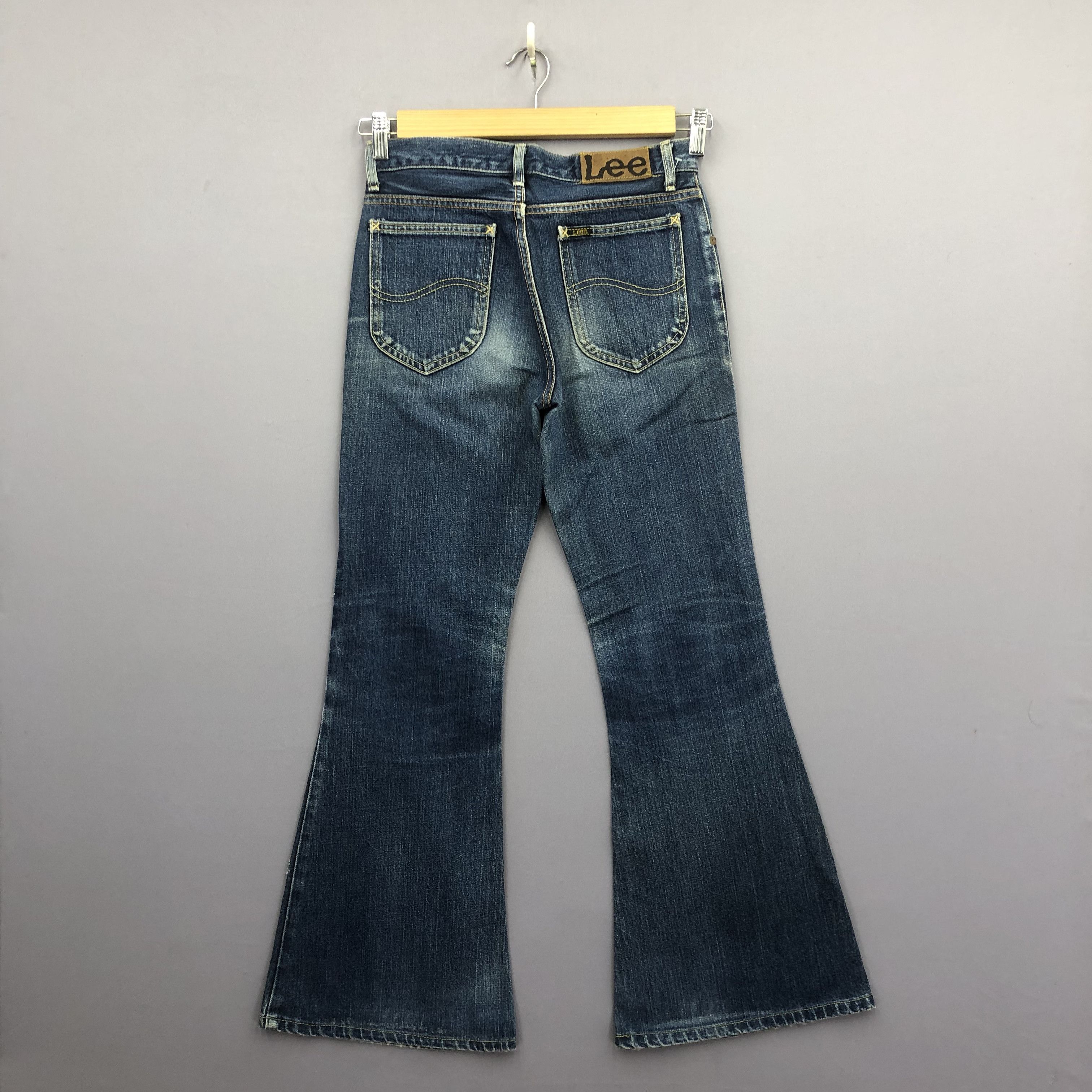 Lee Vintage Lee Riders Flare Jeans Lee Bootcut Wide Leg Denim Size 28" / US 6 / IT 42 - 2 Thumbnail