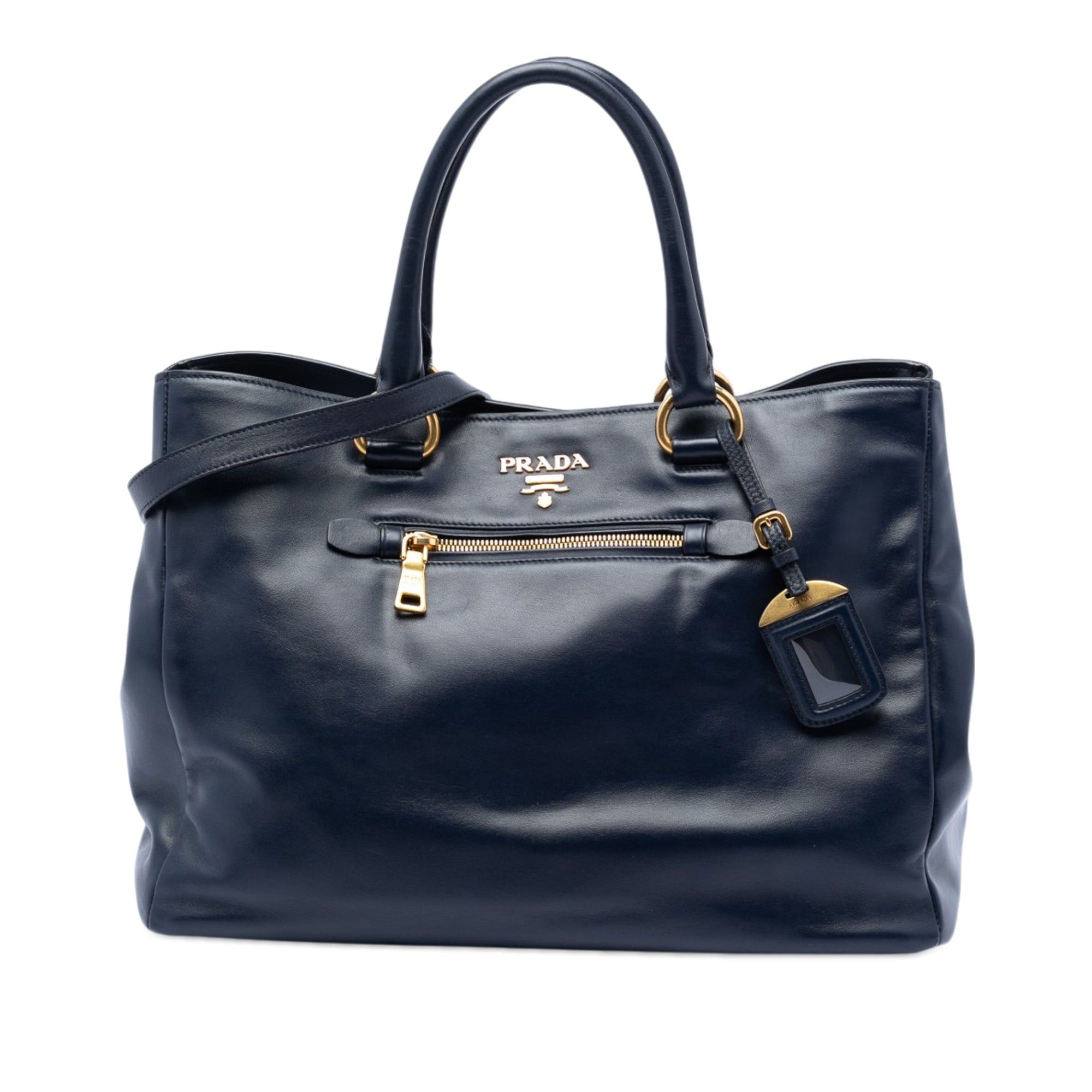 Prada Soft Calfskin Shopping Tote Size ONE SIZE - 1 Thumbnail