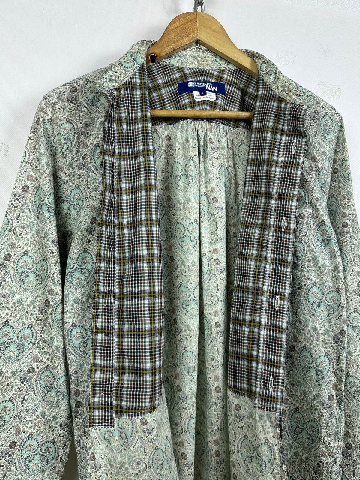 Junya Watanabe Comme des Garçons Junya Watanabe MAN Paisley Button Up Shirt Size US L / EU 52-54 / 3 - 17 Thumbnail