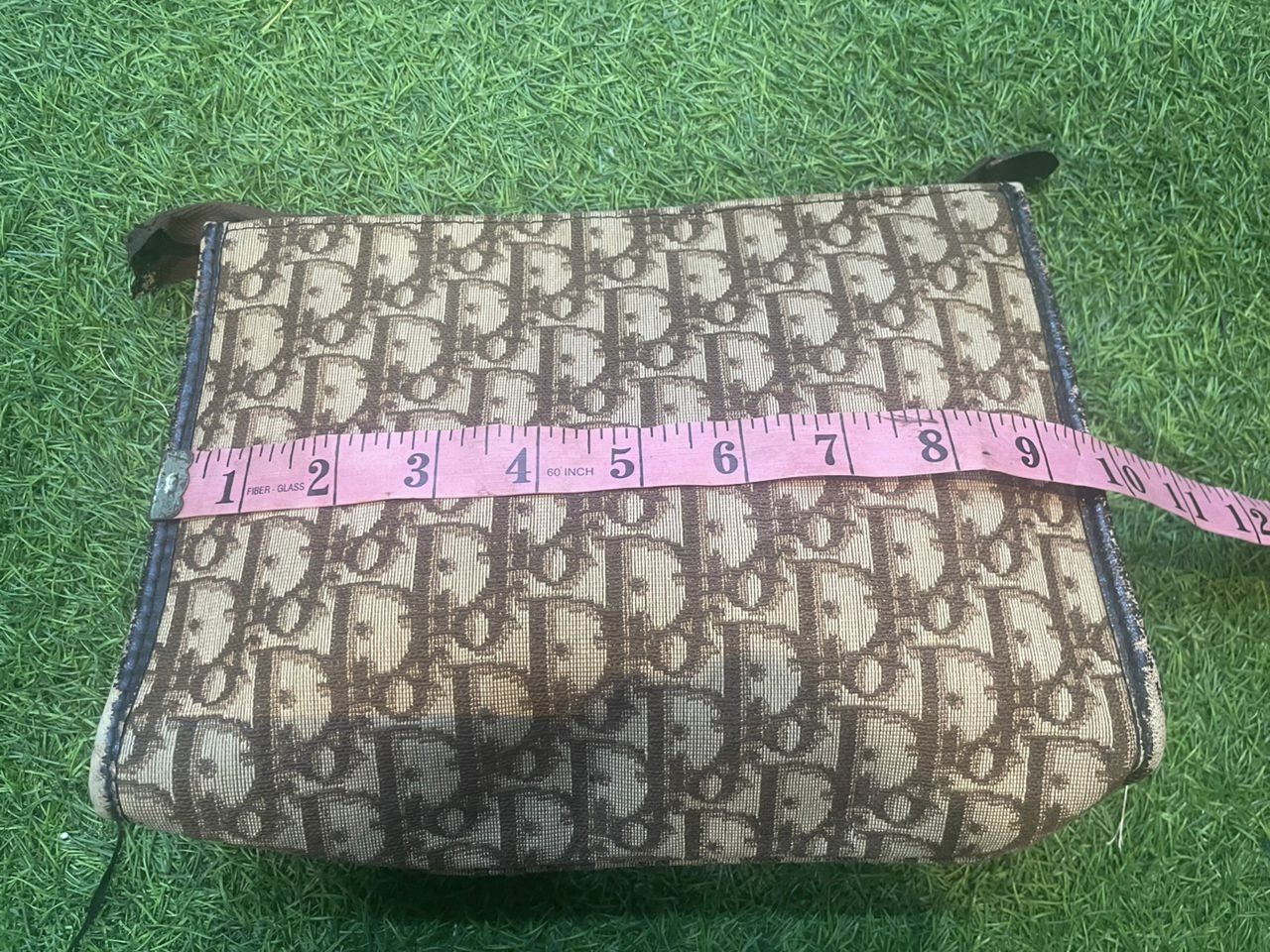 Dior × Vintage Authentic Vintage Christian Dior Monogram Toiletries Clutch Size ONE SIZE - 3 Thumbnail