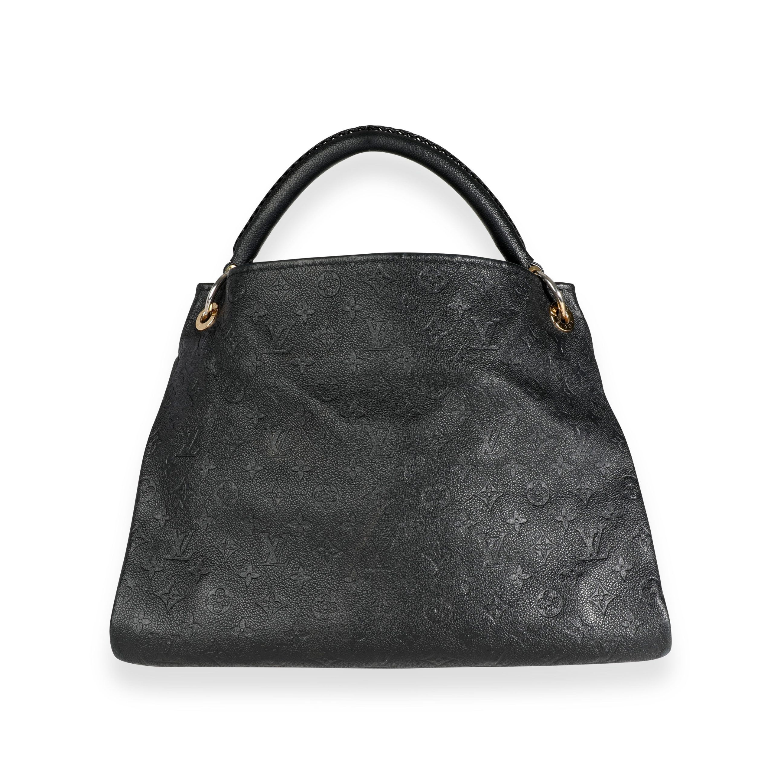 image of Louis Vuitton Black Monogram Empreinte Artsy Mm, Women's