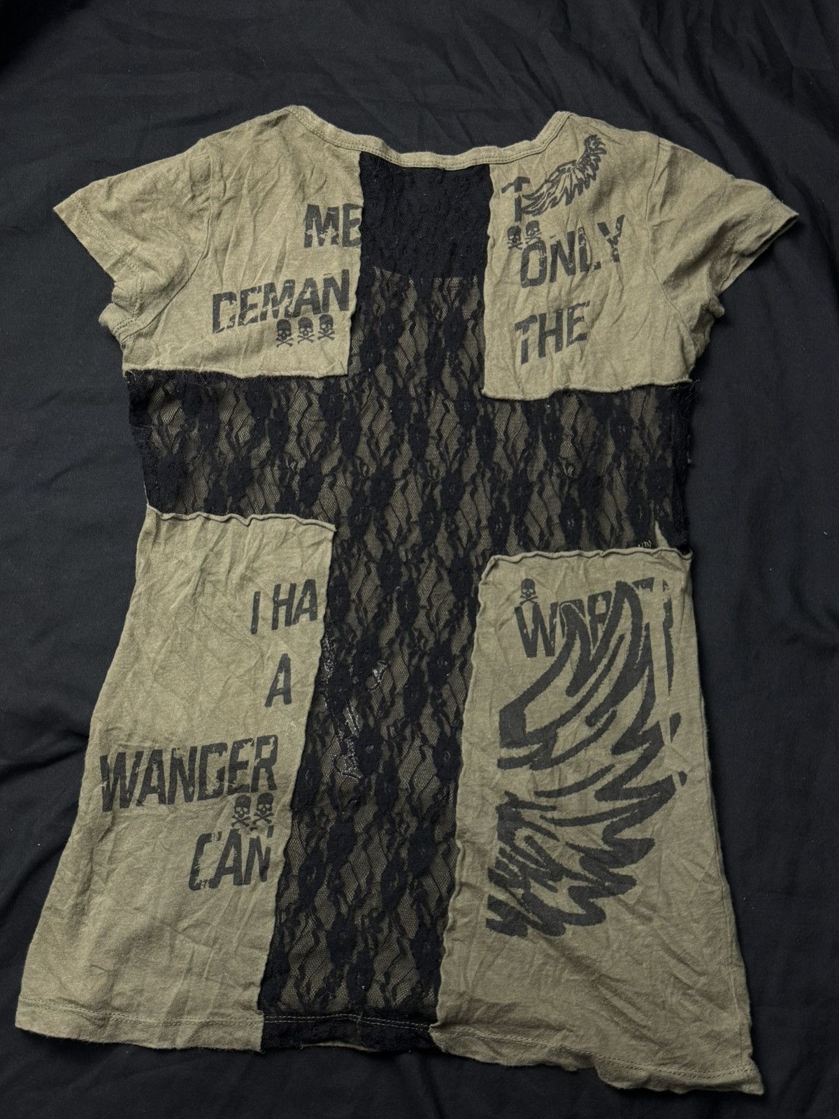 If Six Was Nine Gothic Styled Crosses Poem Tees Size US S / EU 44-46 / 1 - 4 Thumbnail