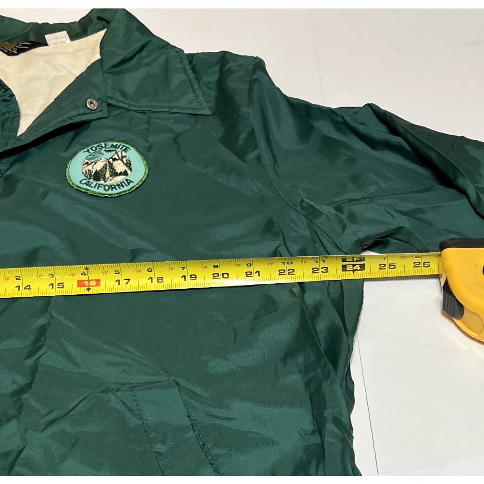 JCPenney VINTAGE JC Penney Windbreaker Jacket Mens L Green Yosemite Stained Logo Casual Size US L / EU 52-54 / 3 - 6 Thumbnail