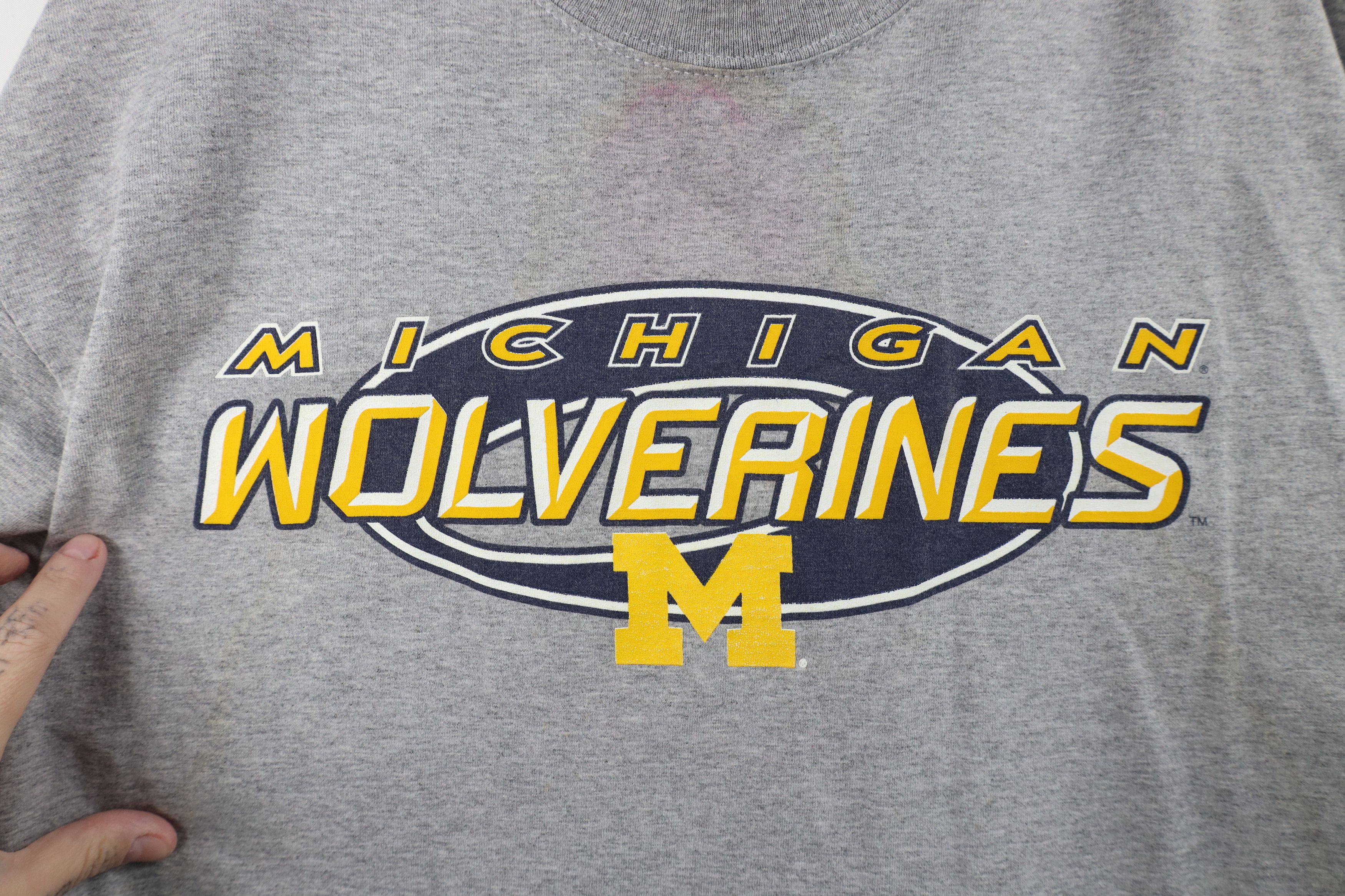 Starter Vintage 90s Starter University Michigan Long Sleeve T-Shirt Size US M / EU 48-50 / 2 - 6 Thumbnail
