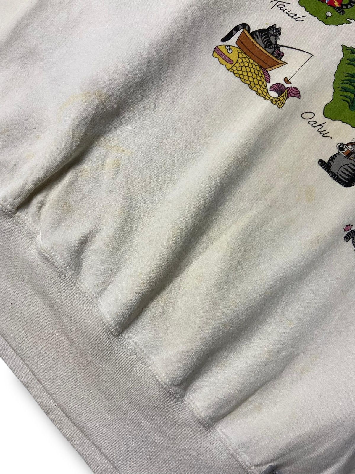 Japanese Brand Crazy Shirts Hawaii Kliban Cat Sweatshirt (170) Size US M / EU 48-50 / 2 - 9 Thumbnail