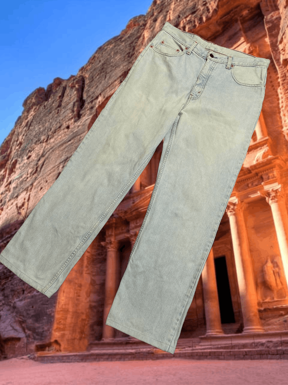 Levi's streetwear jeans Levi's 630 02 vintage w36 crazy Y2K Size US 36 / EU 52 - 1 Thumbnail