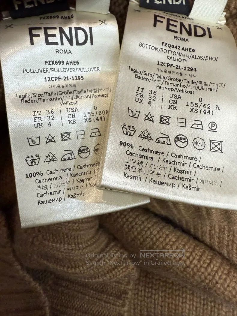 Fendi Fendi Cashmere suit Size XXS / US 00 / IT 34 - 9 Thumbnail