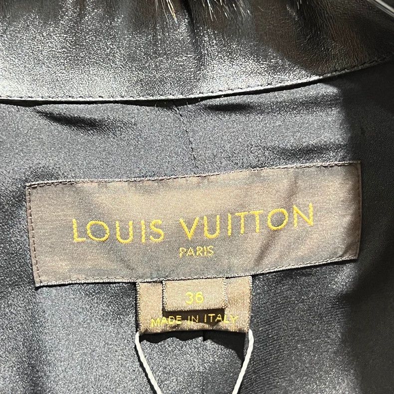 Louis Vuitton Louis Vuitton Black mink fur jacket Size XS / US 0-2 / IT 36-38 - 3 Thumbnail