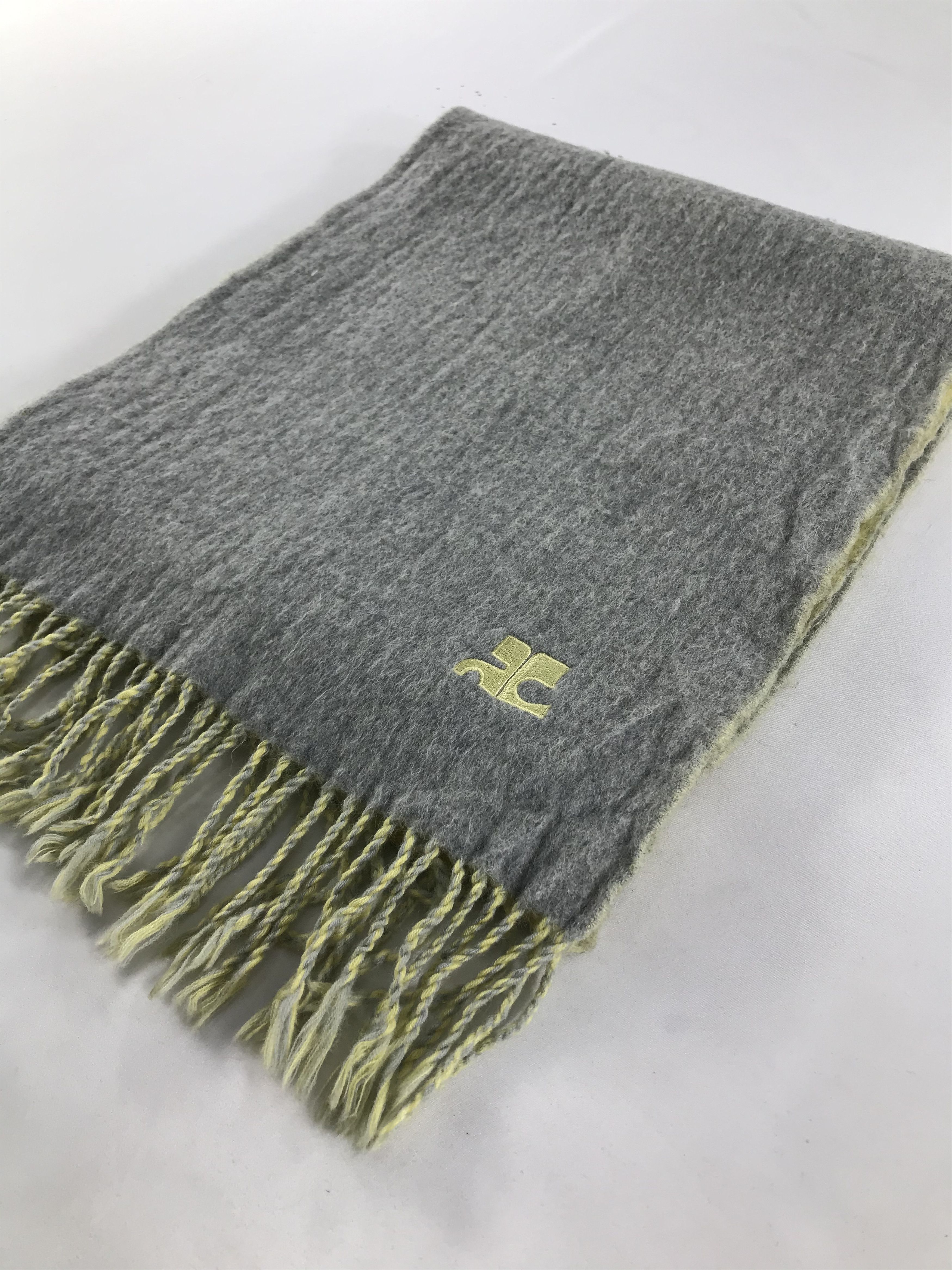 Courreges × Vintage Courreges Homme Scarf / Muffler / Neckwear - WW2383 Size ONE SIZE - 4 Thumbnail