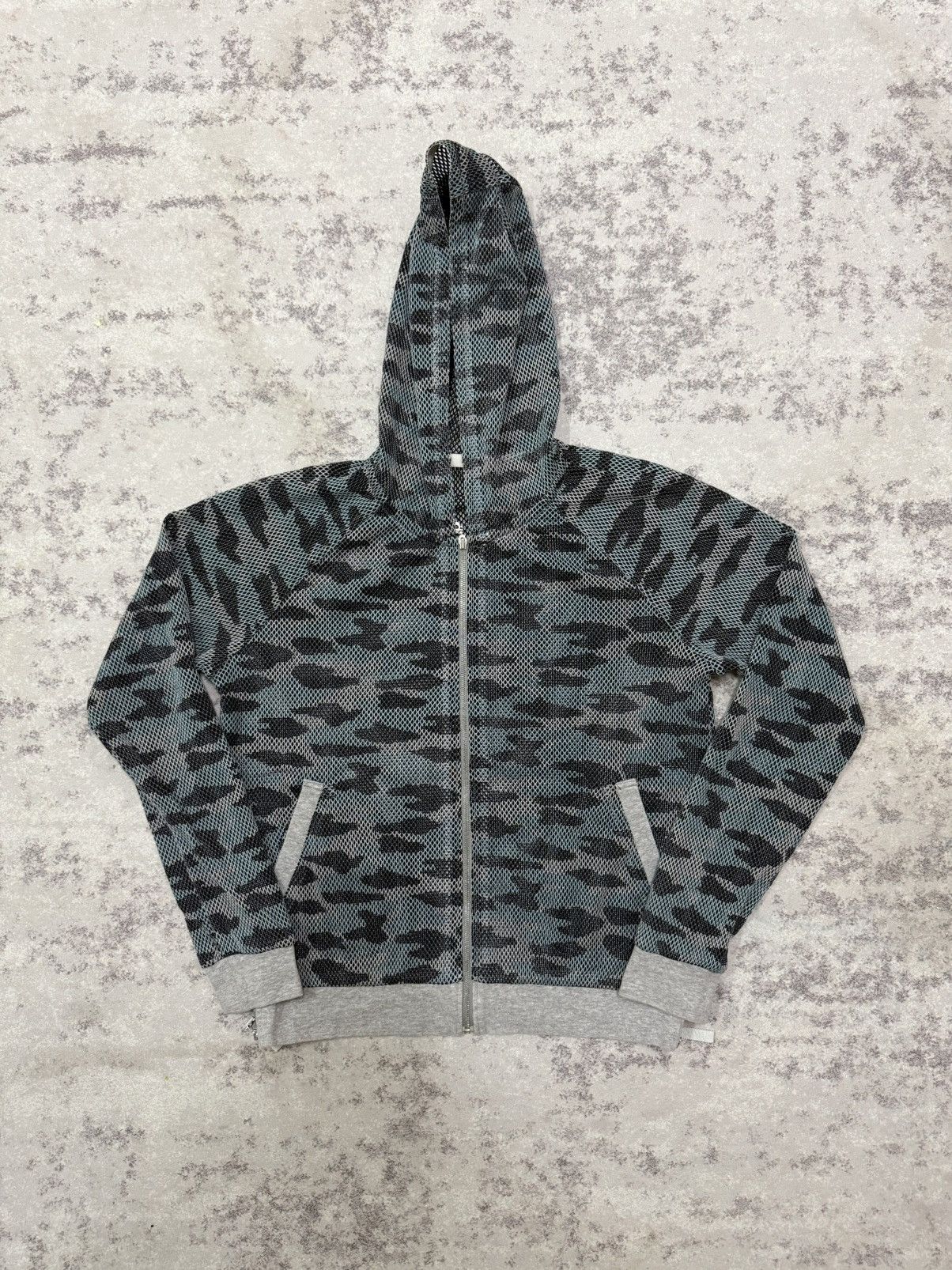 Balmain Balmain Paris Ishikawa Design Camo Hoodie Zip Up Sweater Size S / US 4 / IT 40 - 3 Thumbnail