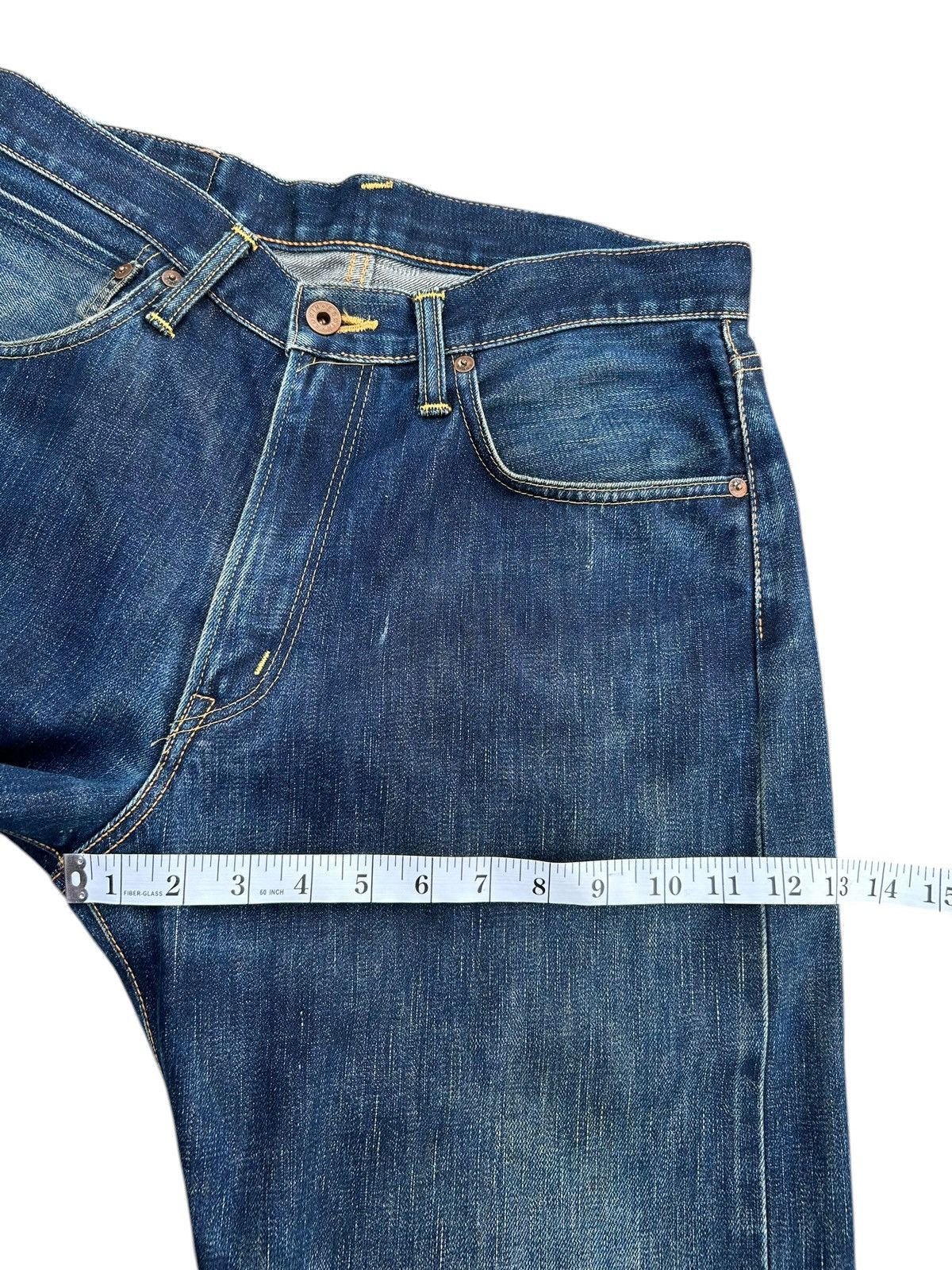 Kapital Vintage Edwin 505X Selvedge Distressed Denim Jeans Size US 32 / EU 48 - 13 Thumbnail