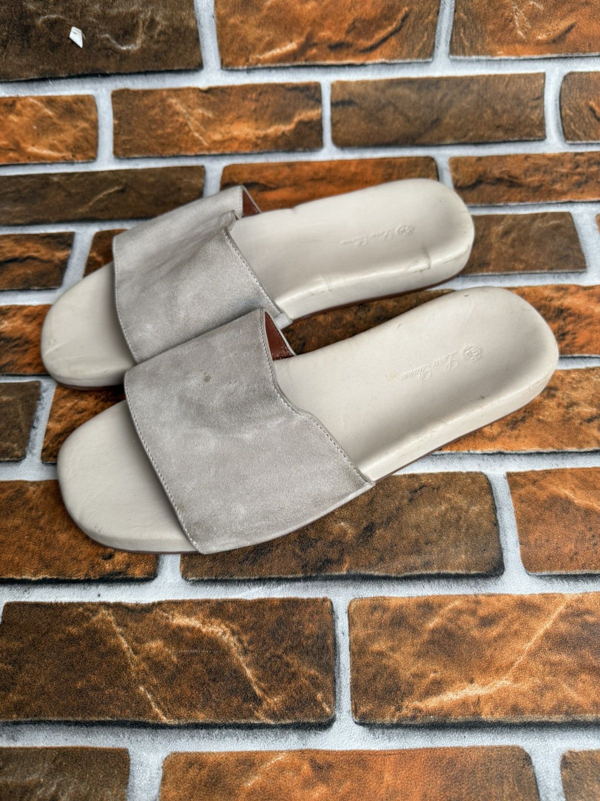 Loro Piana Suede Lp Sandals Size US 10 / EU 43 - 4 Thumbnail