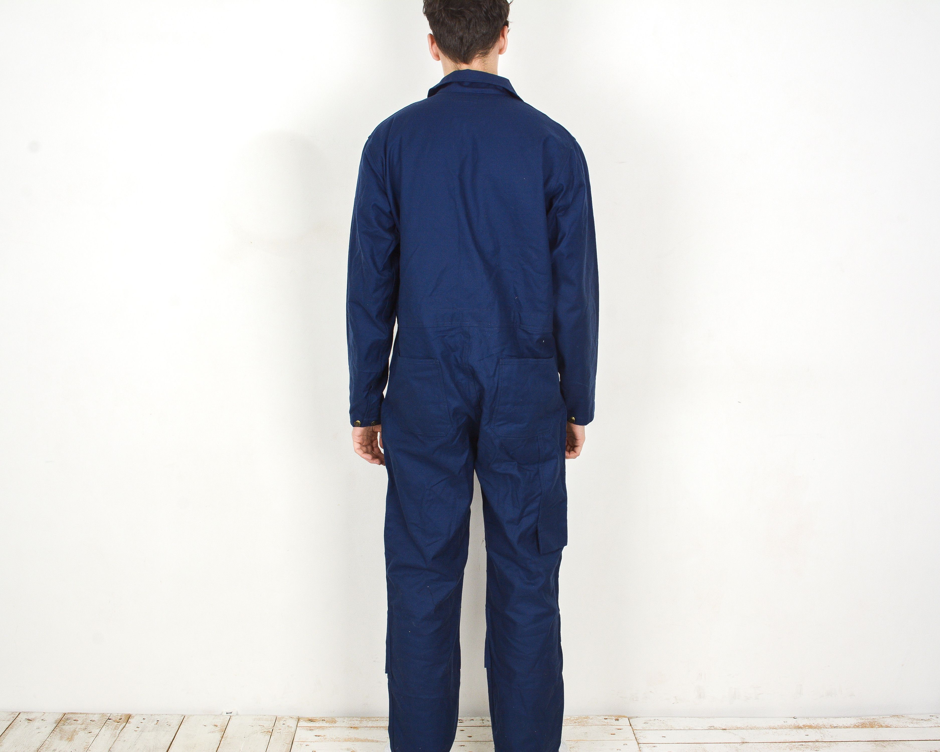 Vintage BLAKLADER Work Overalls XL Boilersuit Chore Utility Jumpsuit Size US 36 / EU 52 - 3 Thumbnail