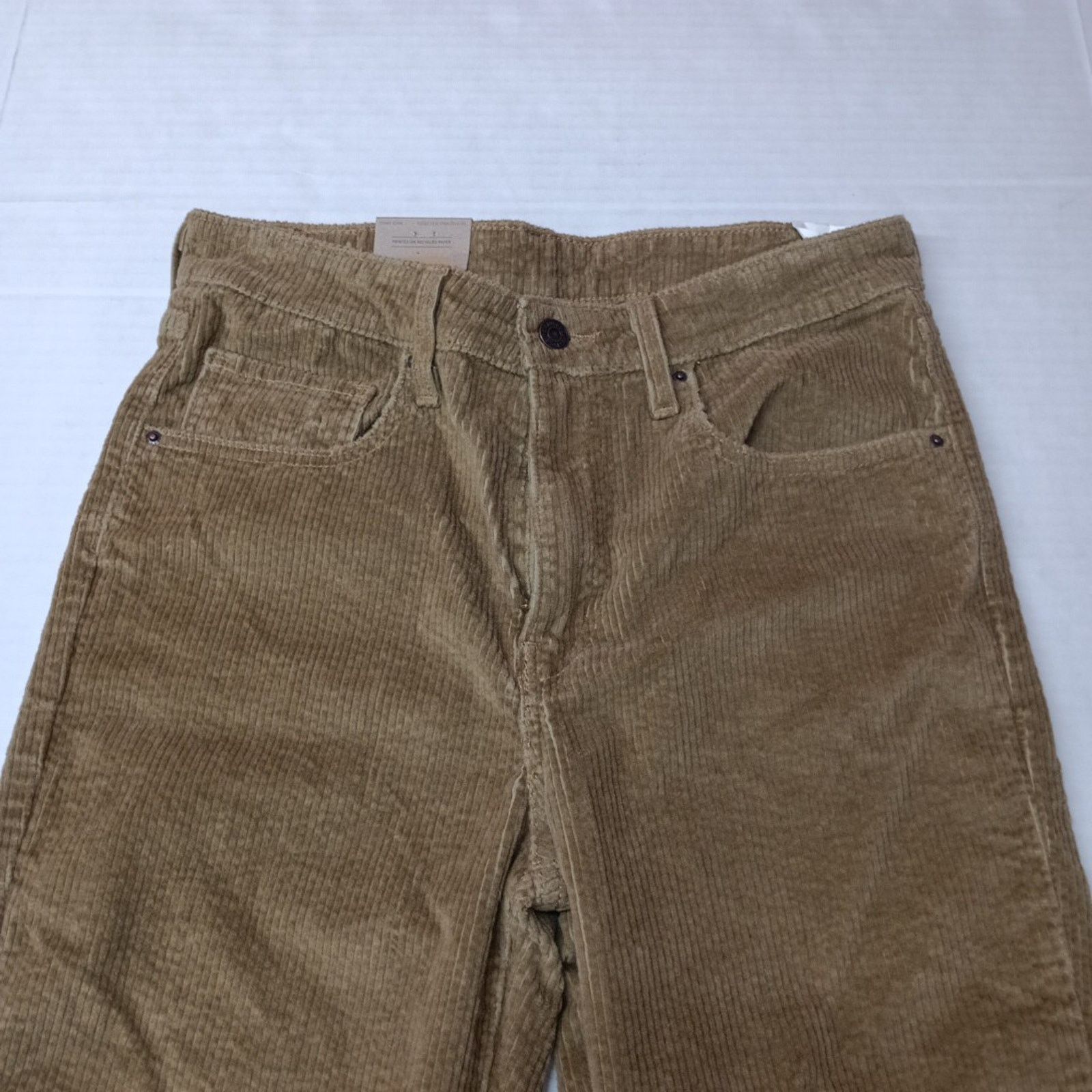 Levi's Levis 721 Corduroy Pants Womens 30x30 Brown Skinny IRREGULAR Size 30" / US 8 / IT 44 - 4 Thumbnail