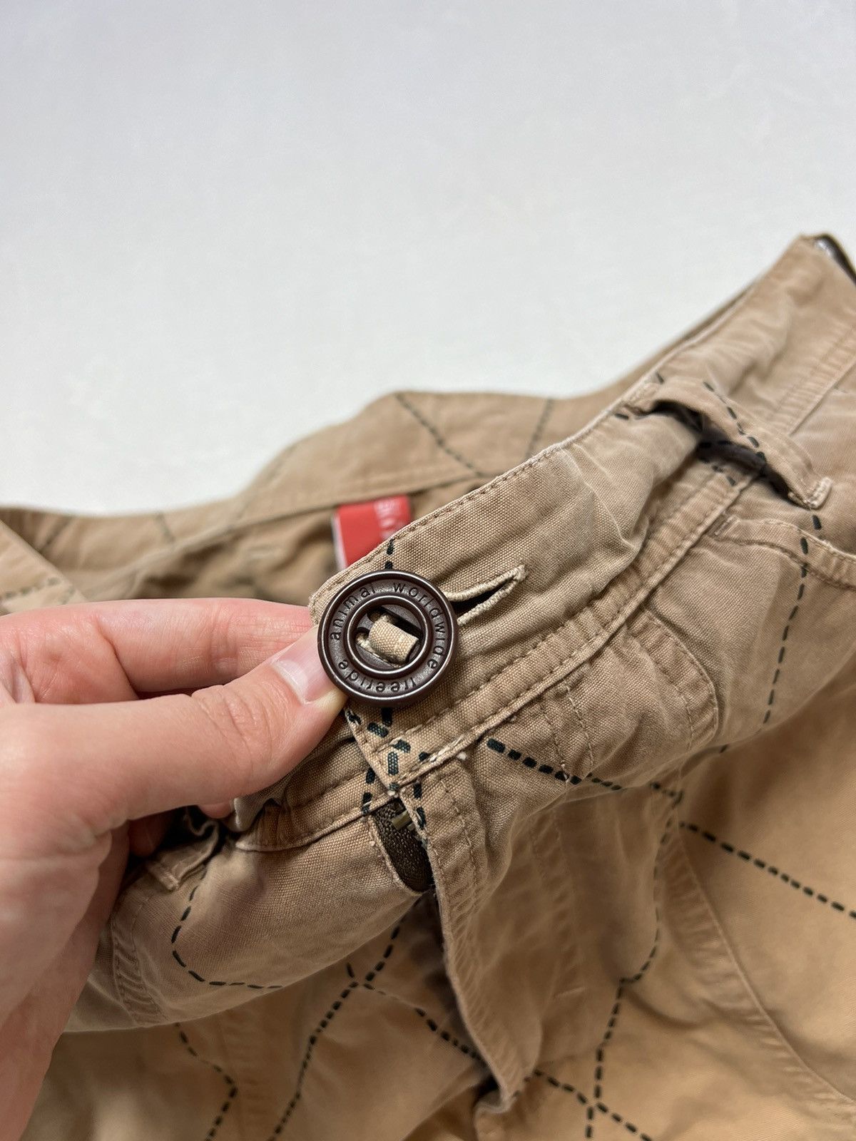 Vintage Cargo Shorts Animal drip Y2k Size US 34 / EU 50 - 4 Thumbnail