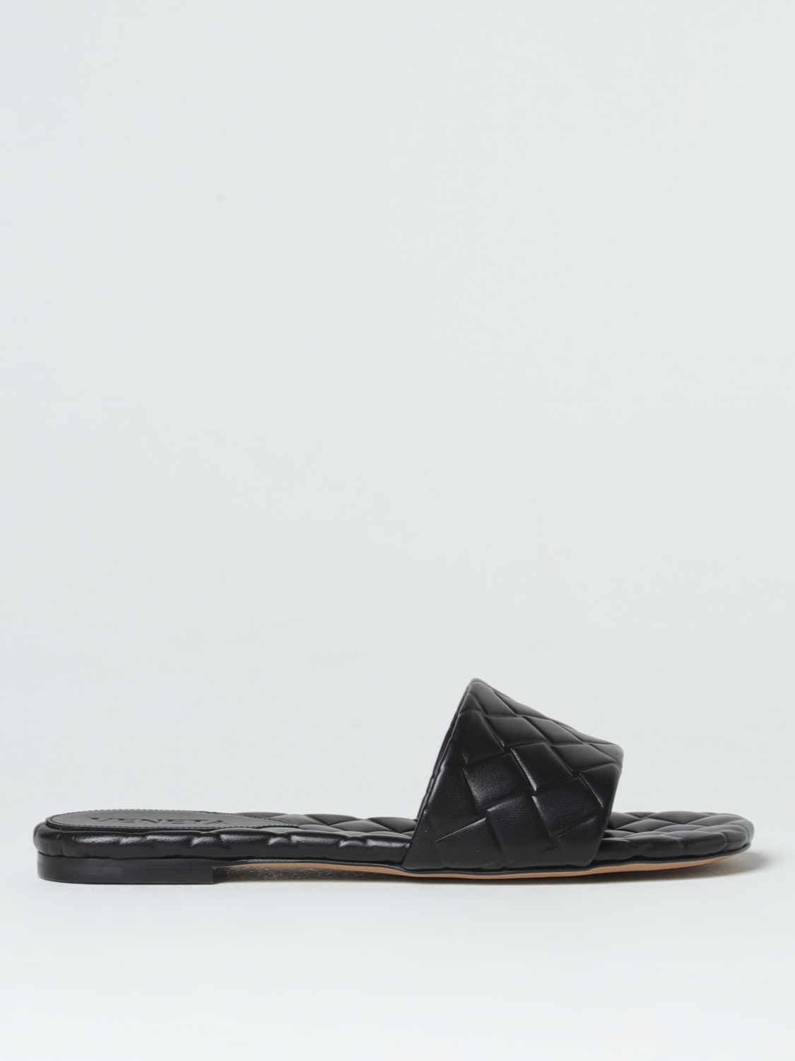 image of Bottega Veneta Flat Shoes Woman Black, Women's (Size 9)