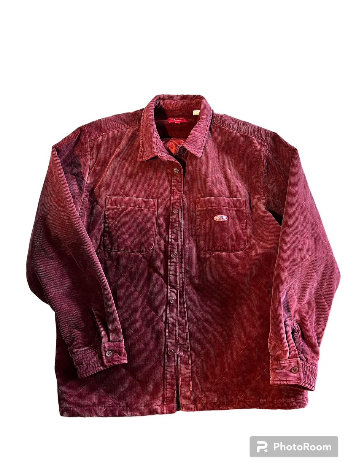 Supreme Supreme Quilted Corduroy Shirt | Grailed