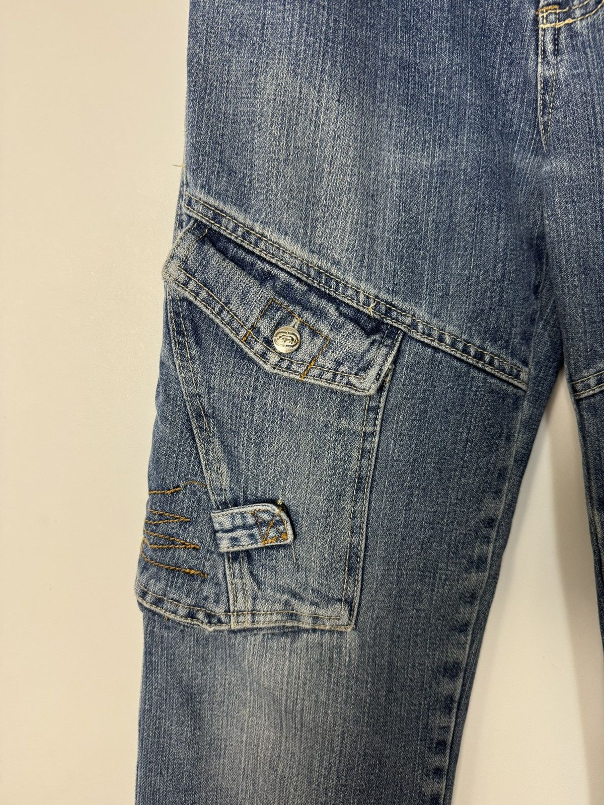 Ecko Unltd. Vintage Ecko Unltd Denim Cargo Jeans Y2K streetwear Style Size US 30 / EU 46 - 4 Thumbnail