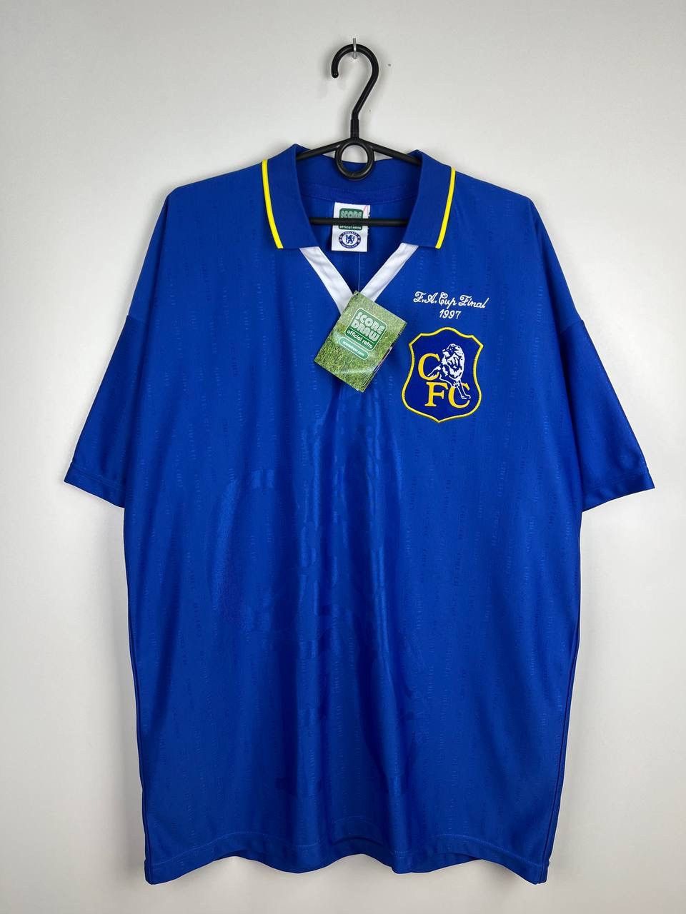Vintage Chelsea 1997 final Cup official retro t-shirts size XL Size US XL / EU 56 / 4 - 1 Thumbnail