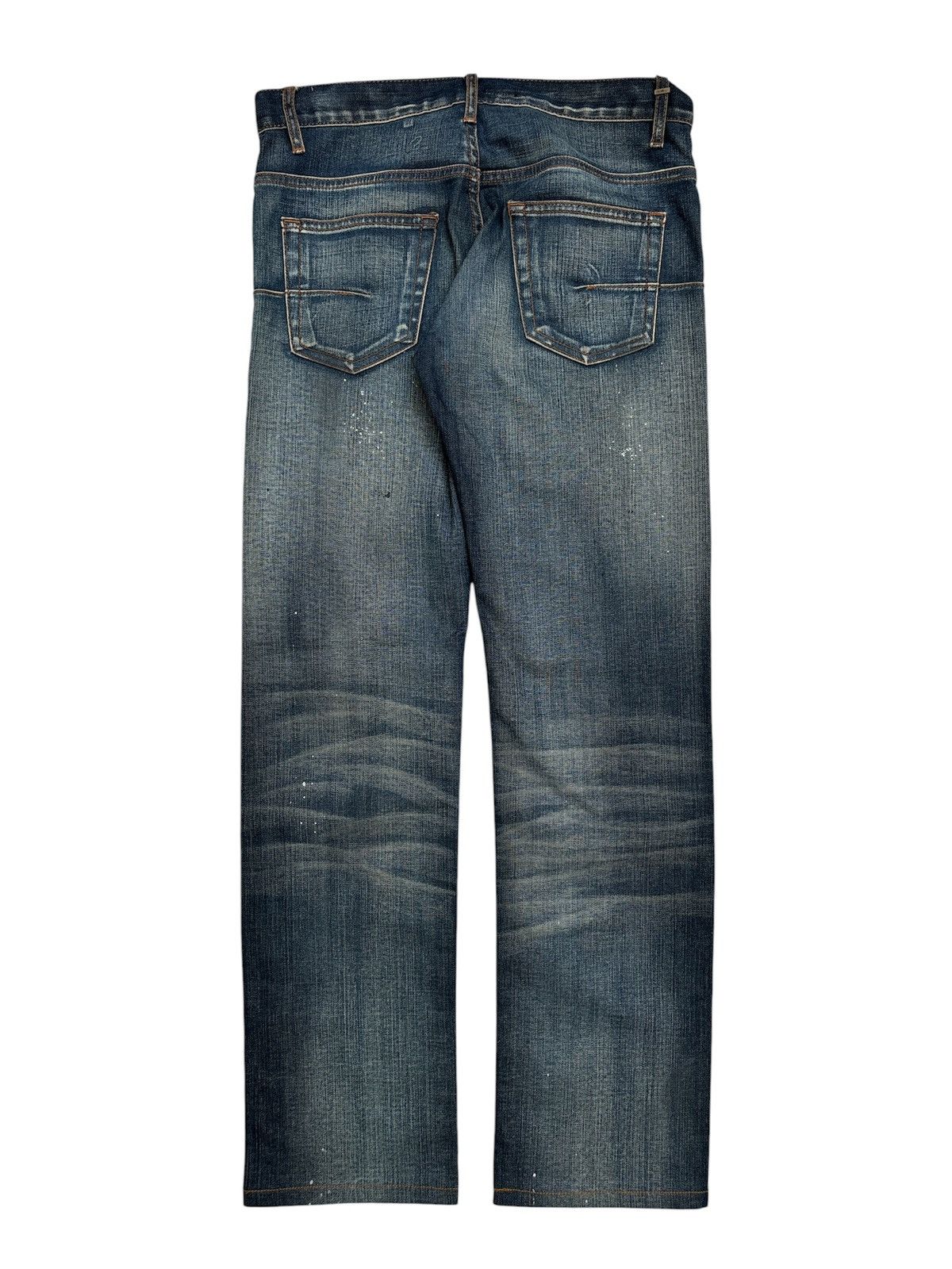 Dior Hedi Slimane Clawmark Indigo Denim Jeans Size US 29 - 2 Thumbnail