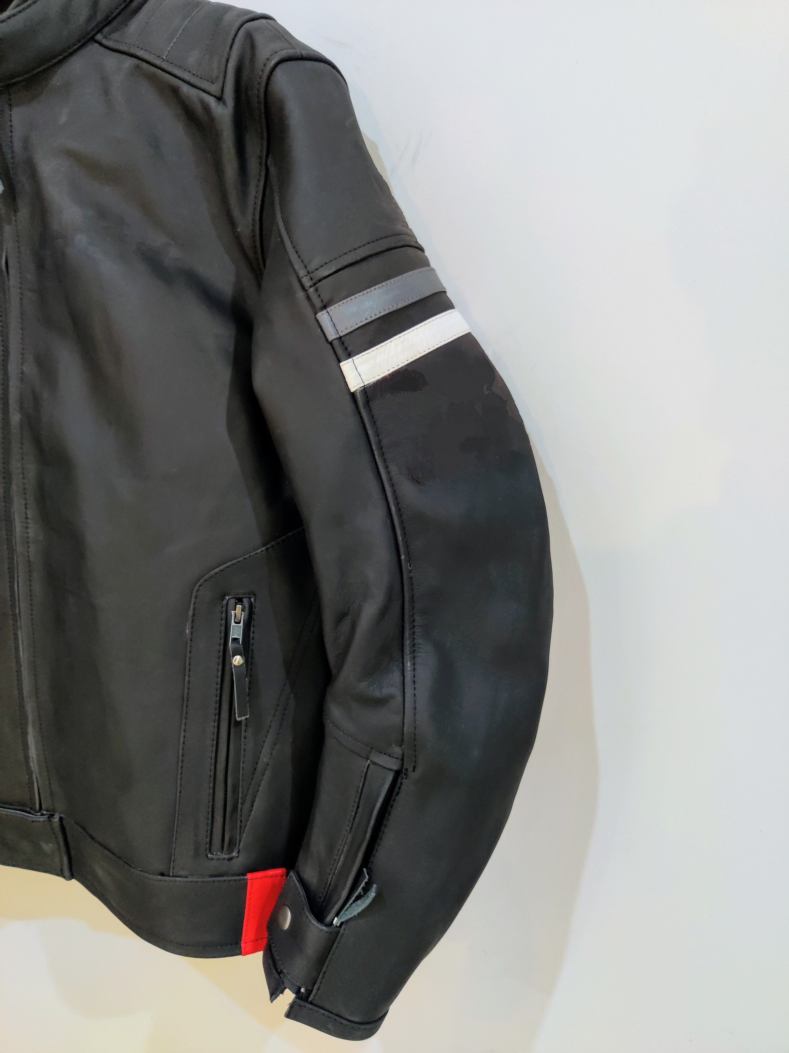 Other "Free Shipping" Motorcycle Racing Leather Jacket Streetwear Size US M / EU 48-50 / 2 - 4 Thumbnail