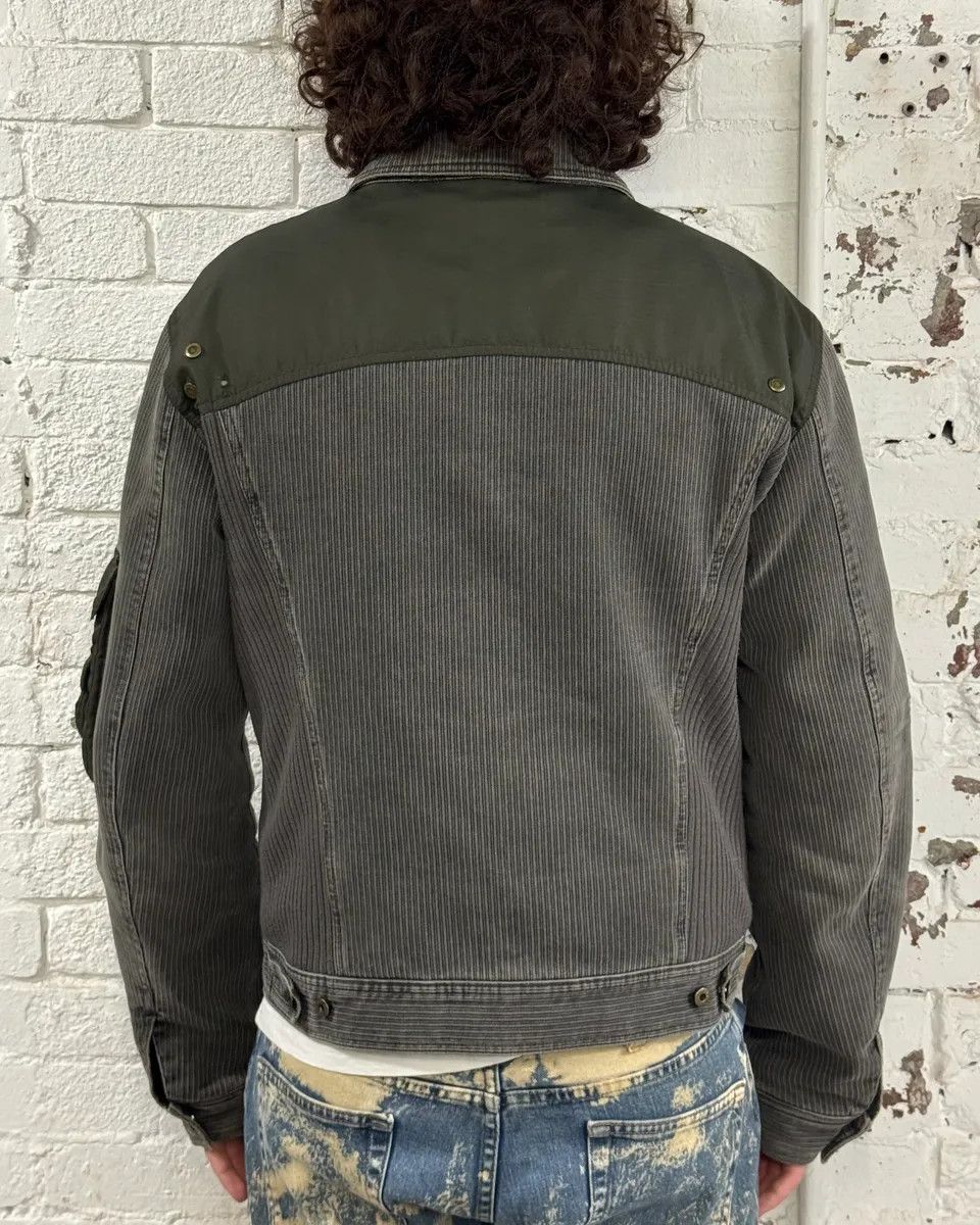 Dolce & Gabbana AW2003 Dolce & Gabbana Grey Corduroy & Green Jacket Size US L / EU 52-54 / 3 - 3 Thumbnail