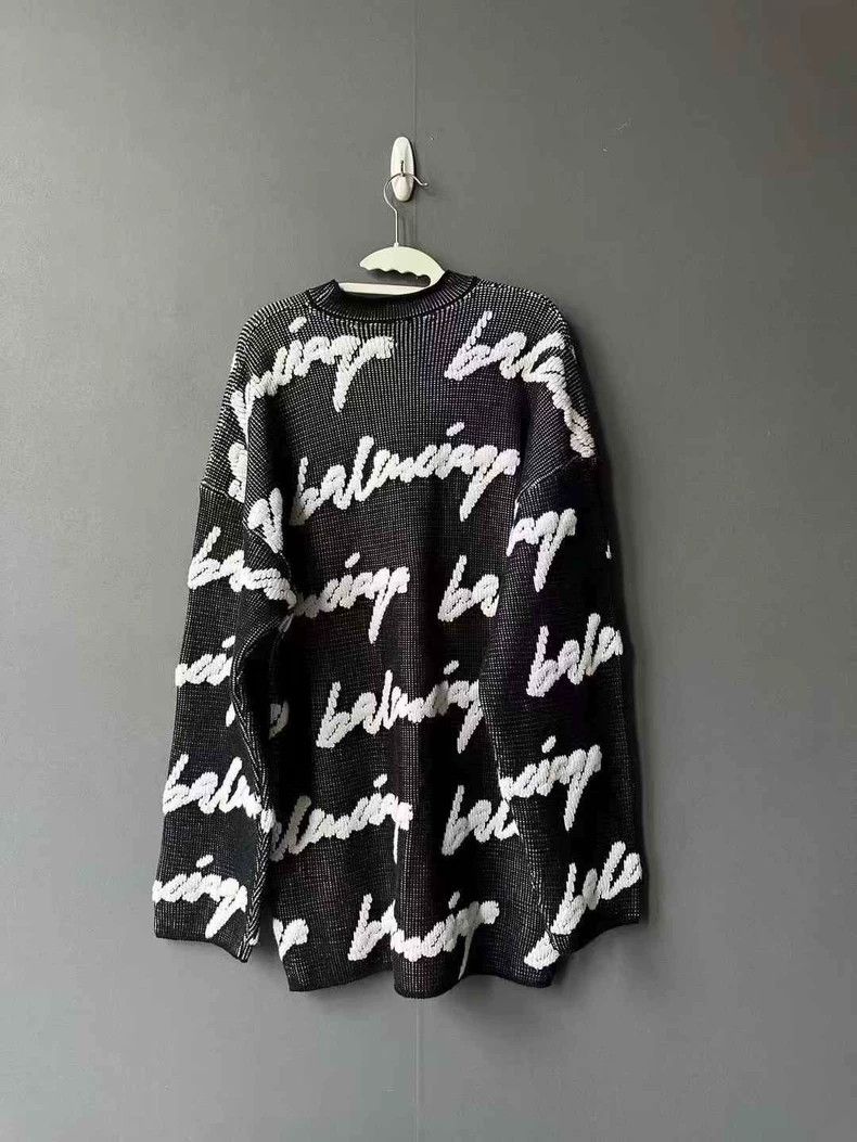 Balenciaga Balenciaga Cursive bullet screen sweater Size US XS / EU 42 / 0 - 2 Thumbnail