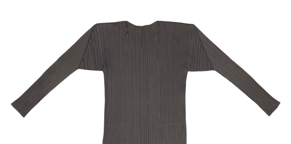 Pleats Please Issey Miyake Vintage Pleats Please Issey Miyake Buttonless Long Cardigan Size L / US 10 / IT 46 - 7 Thumbnail