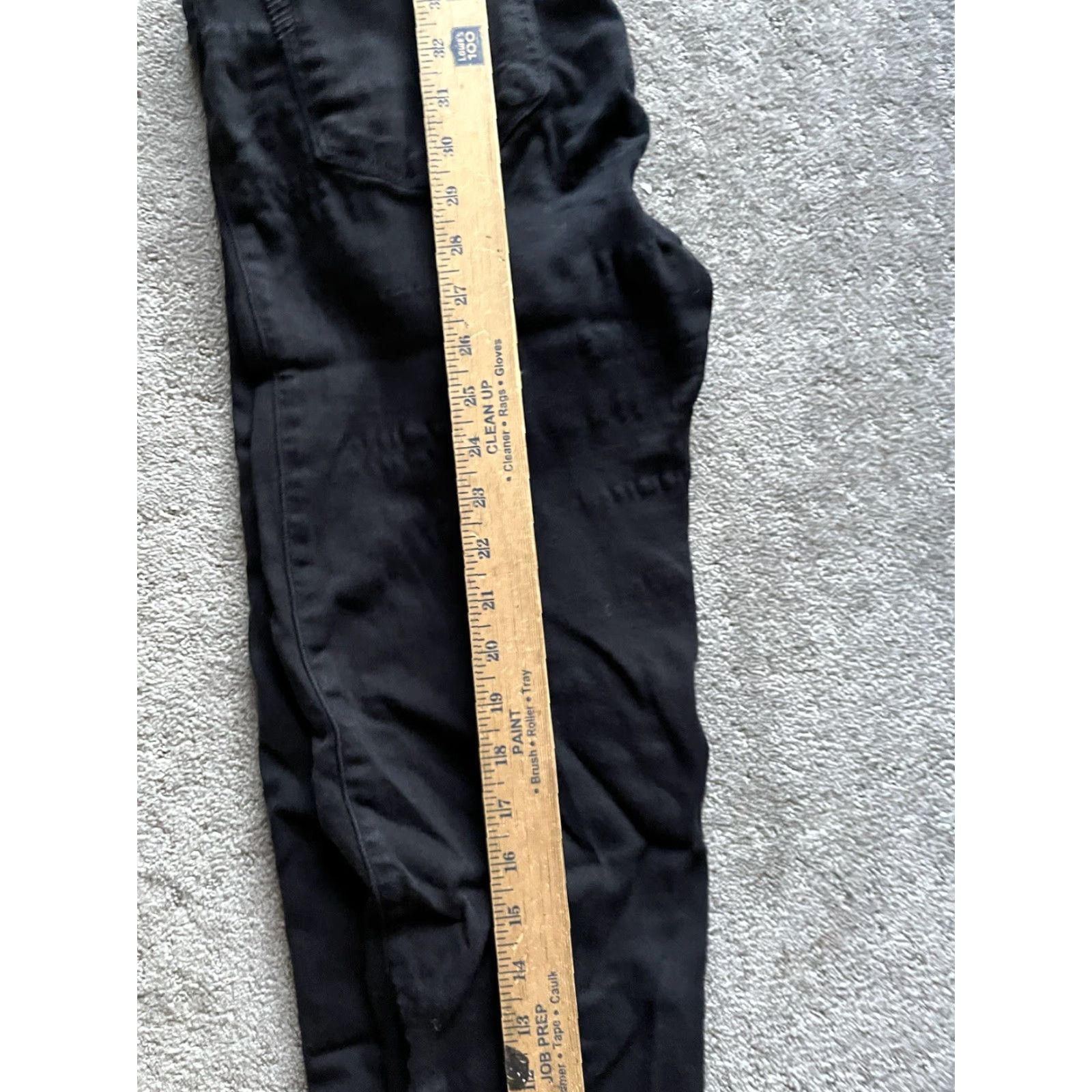 Paige PAIGE VERDUGO ULTRA SKINNY Mid-Rise Jeans in Black Distressed Size 31 Inseam 29” Women's Jeans Size 24" / US 00 / IT 34 - 7 Thumbnail