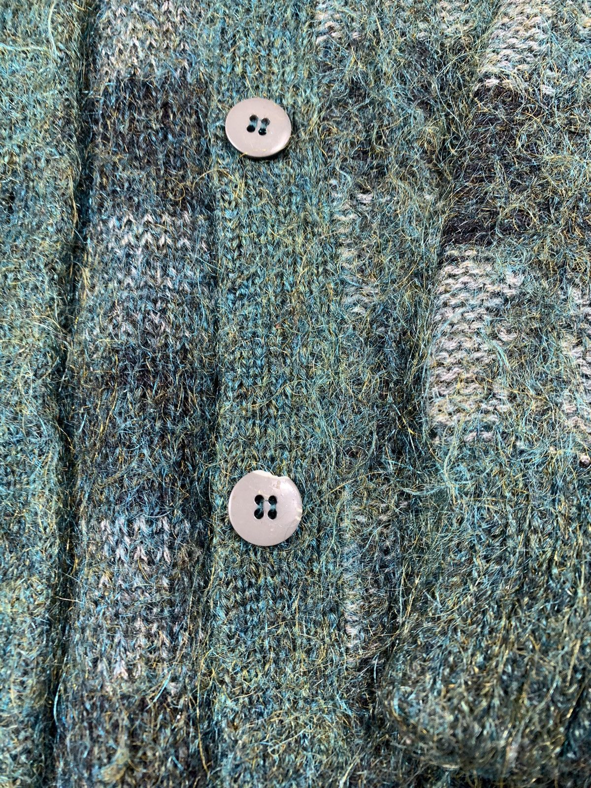 Other Vintage 90s Heavy knit wool cardigan sweater size M Size M / US 6-8 / IT 42-44 - 5 Thumbnail