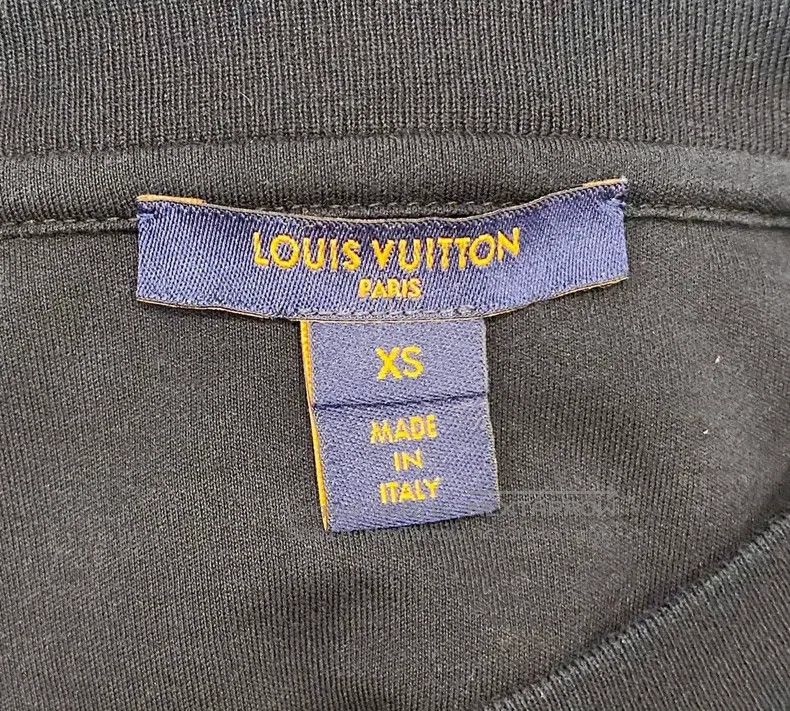 Louis Vuitton Louis Vuitton Black full-print logo gradient short sleeve Size US XS / EU 42 / 0 - 5 Thumbnail