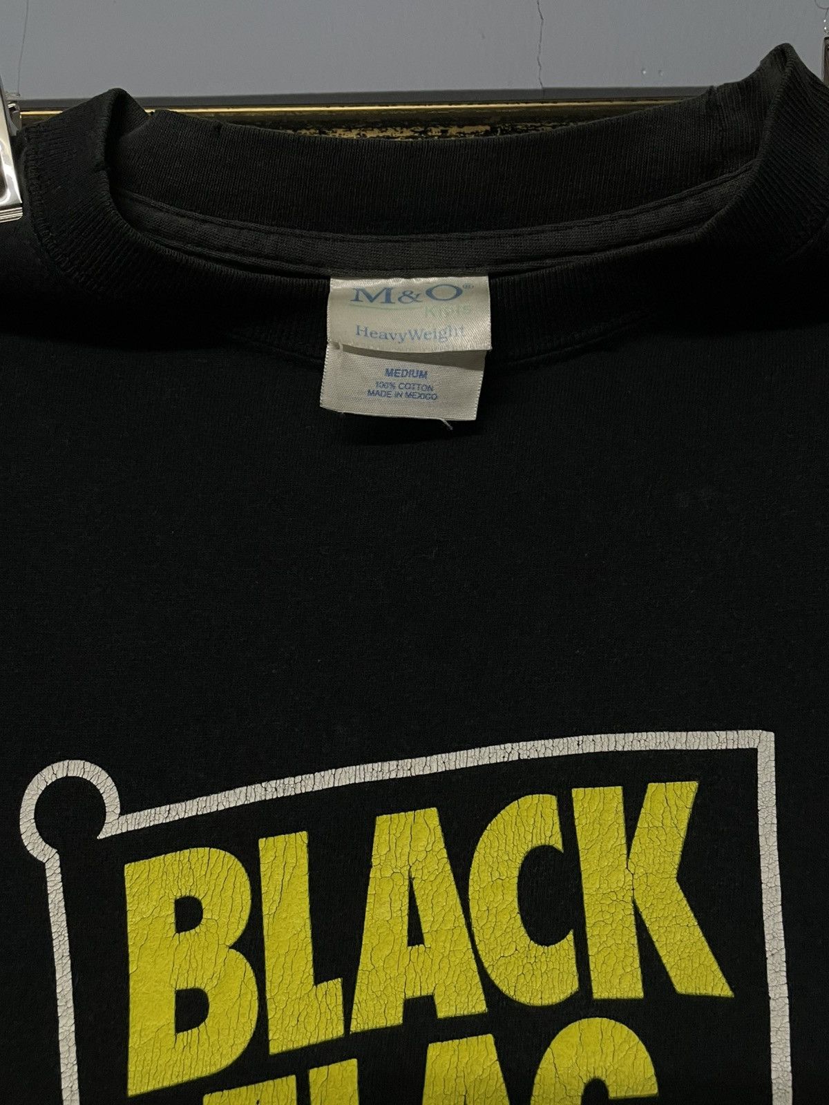 Band Tees Vintage Original Black Flag Punk Rock Band Sunfaded Og Tee Size US M / EU 48-50 / 2 - 8 Thumbnail