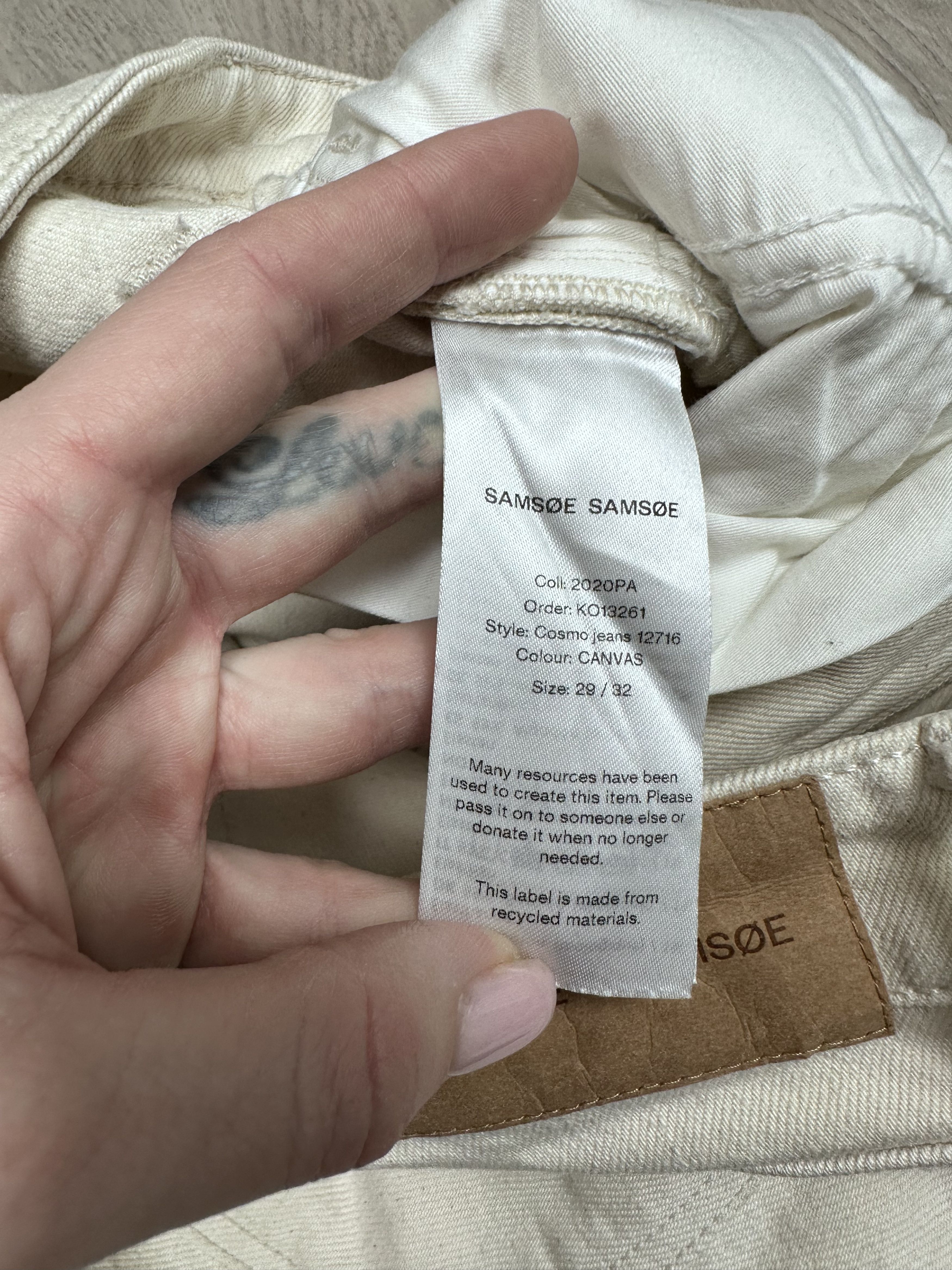 Samsoe Samsoe Samsoe & Samsoe Mens Denim Pants Jeans Size US 30 / EU 46 - 9 Thumbnail