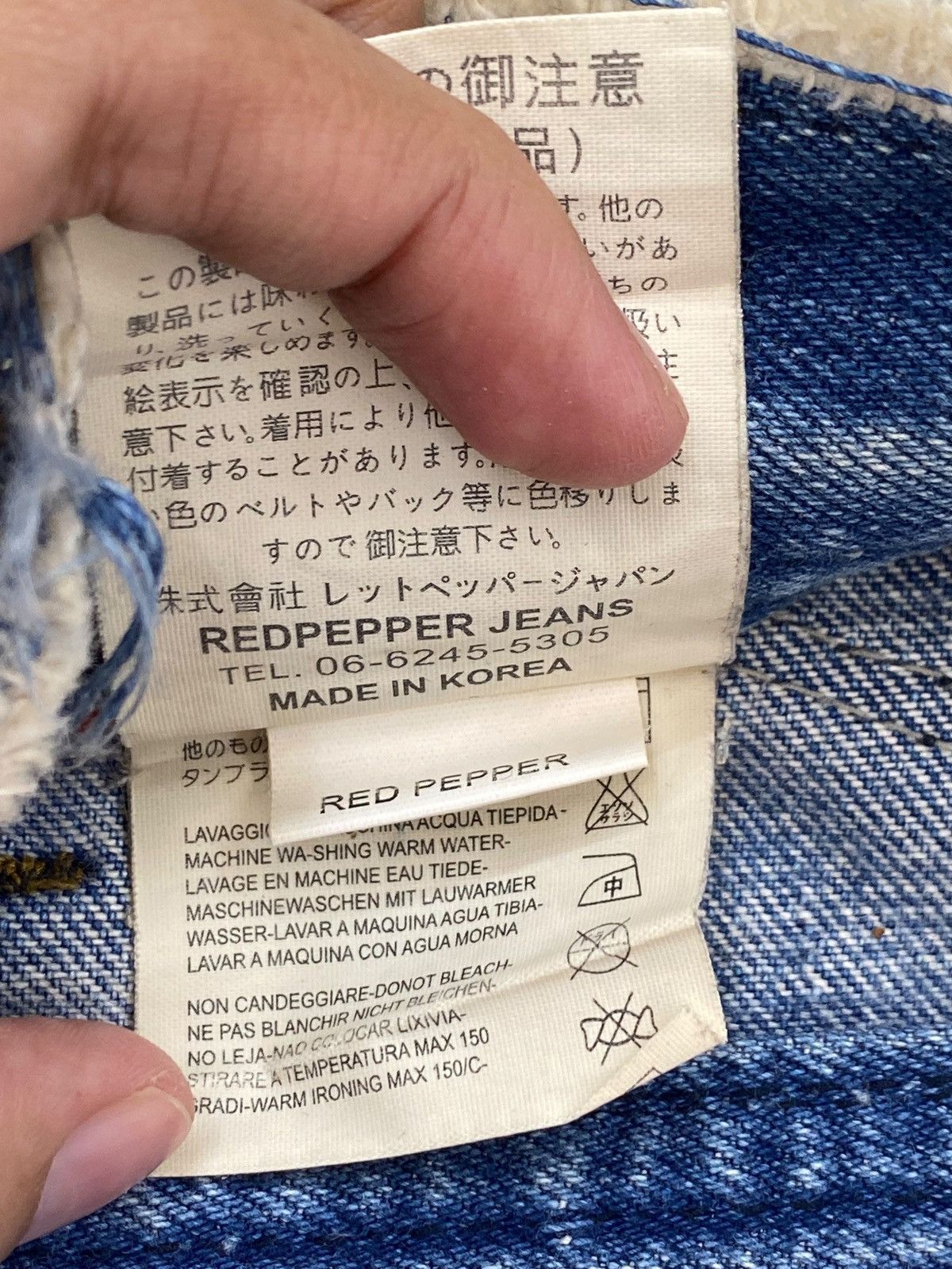 Japanese Brand Japanese Brand Redpepper Faded Wash Distressed Style Size US 35 - 19 Thumbnail