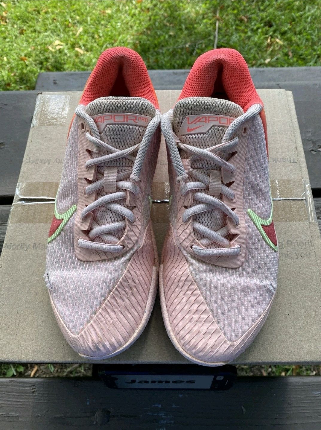 Nike Wmns Nike NikeCourt Vapor Pro 2 Pink Bloom Adobe Size 8 Size US 8 / IT 38 - 2 Thumbnail