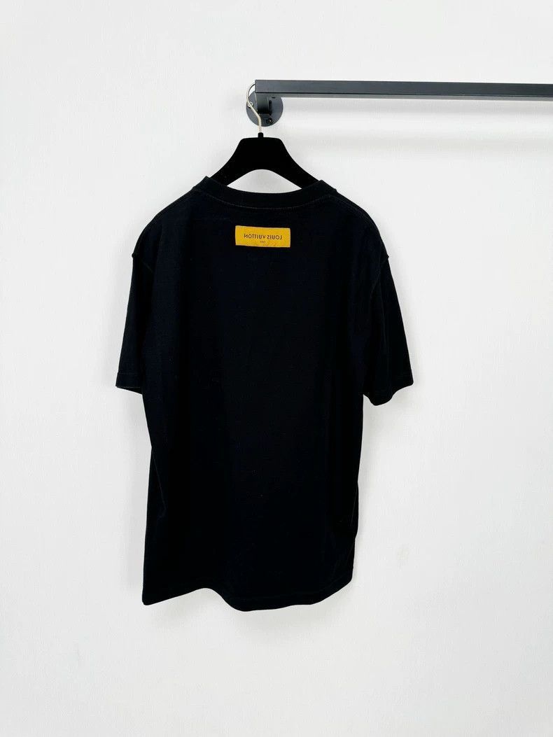 Louis Vuitton Louis Vuitton Black Short Sleeve T -2505 Size M / US 6-8 / IT 42-44 - 6 Thumbnail