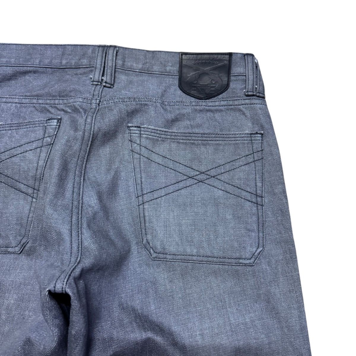 roarguns Roarguns Swarovski Grey Denim Jeans Size US 32 / EU 48 - 16 Thumbnail