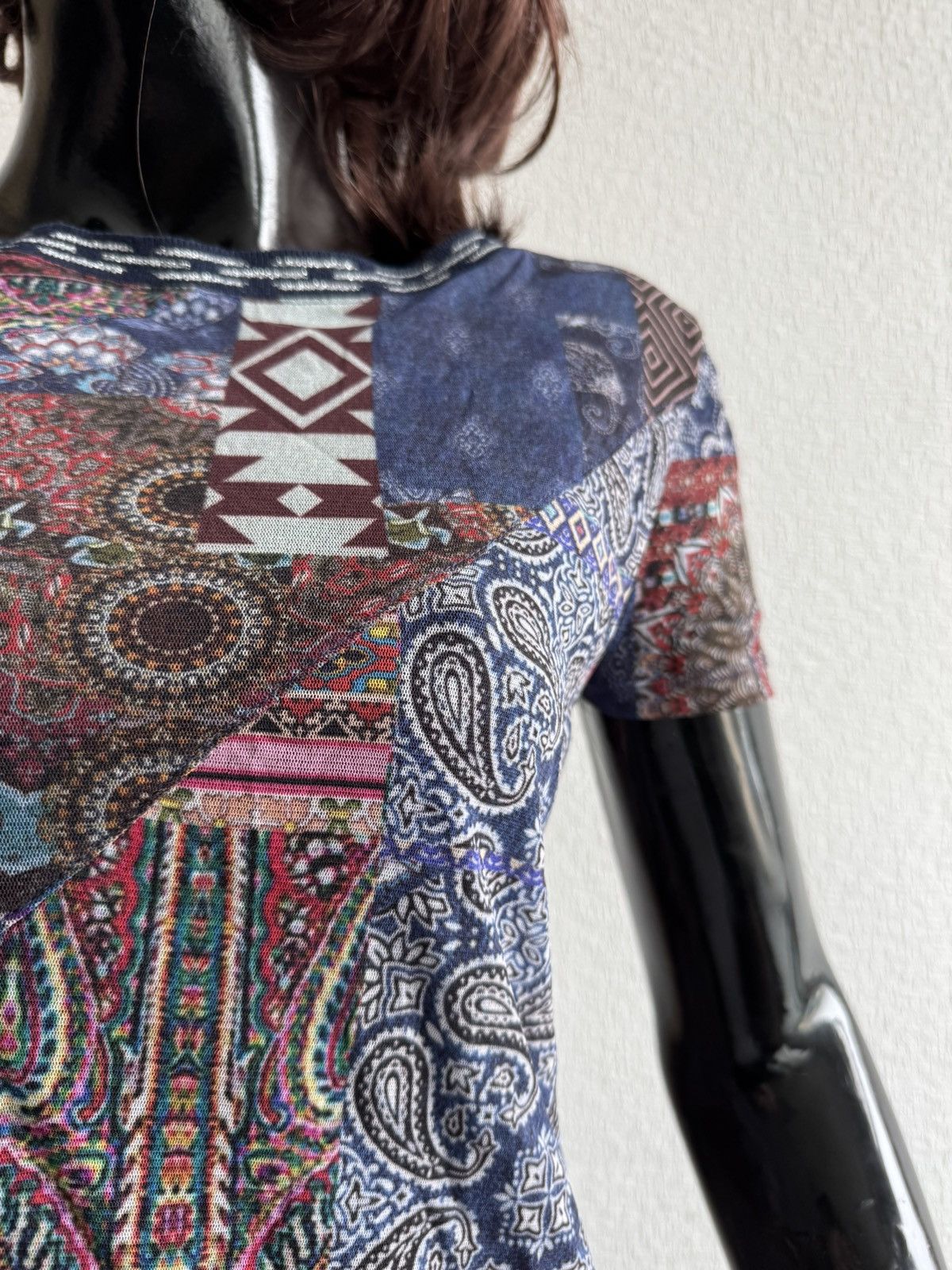 Designer × Desigual × Vintage Vintage Desiqual mesh top wmns Size M / US 6-8 / IT 42-44 - 5 Thumbnail