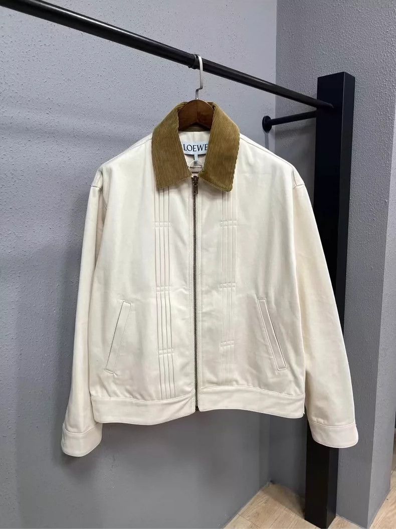 Loewe LOEWE Suede collar jacket Size L / US 10 / IT 46 - 1 Thumbnail