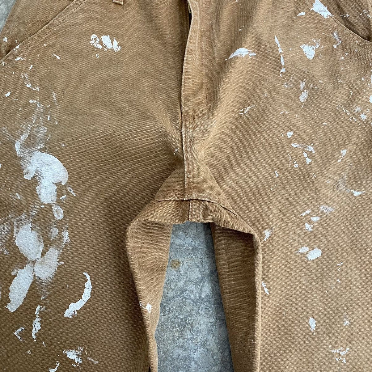Carhartt Vintage Carhartt Faded Tan Splatter Painter Pants Size US 32 / EU 48 - 12 Thumbnail