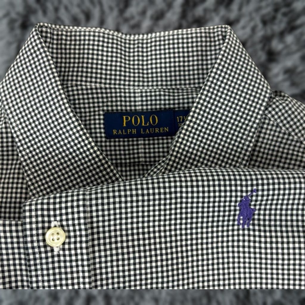 Polo Ralph Lauren **Ralph Lauren Mens Black White Check Button Up Shirt 32/33** User: **Polo Ralph Lauren Mens Black White Check Button Up Shirt 32/33** Size US XXL / EU 58 / 5 - 1 Thumbnail