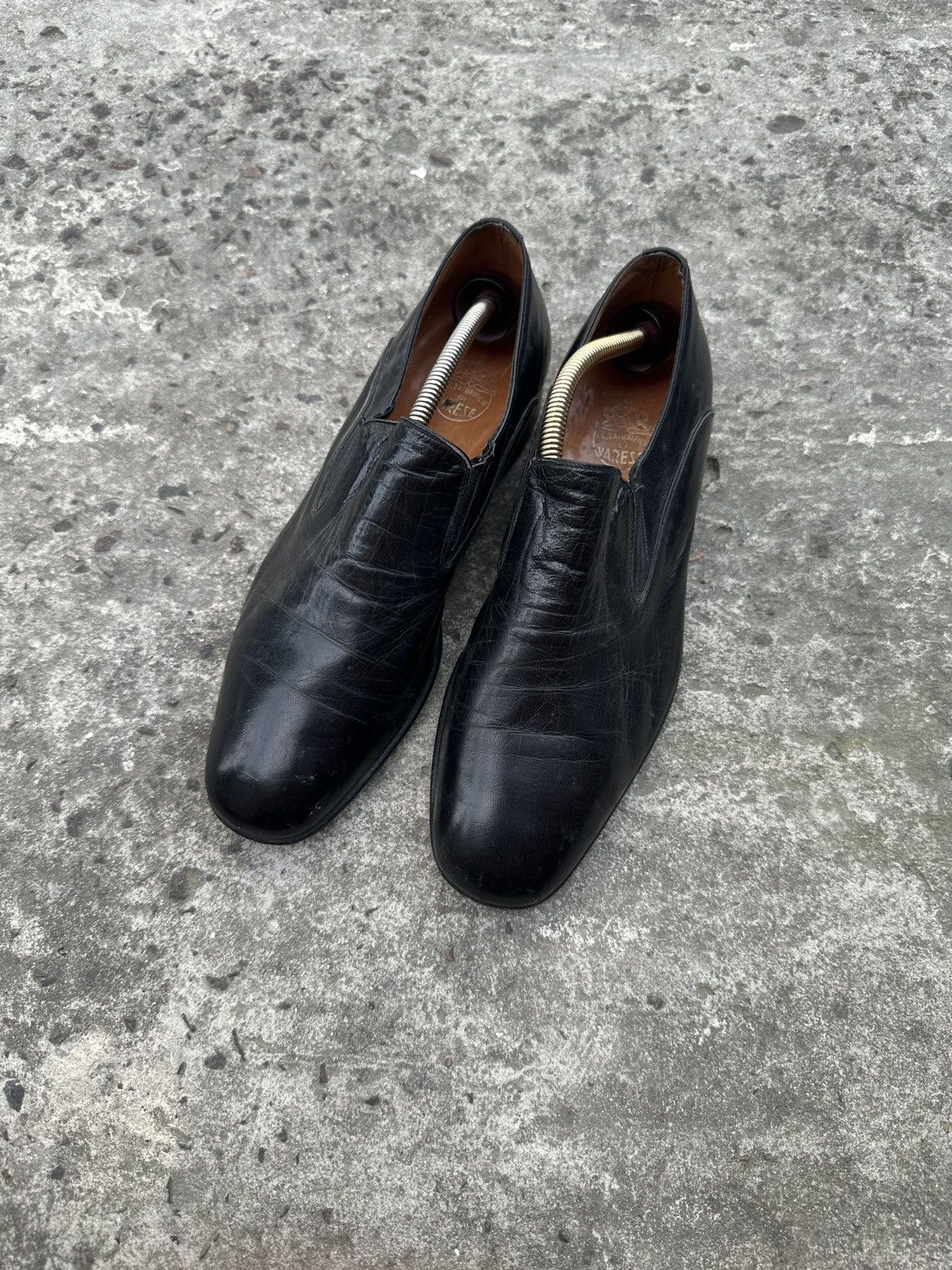 Designer Vintage Verese Italian Casual Leather Shoes Luxury 7,5 Rare Size US 7.5 / EU 40-41 - 4 Thumbnail
