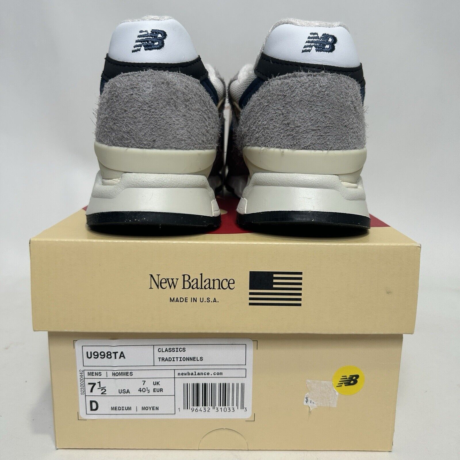 New Balance New Balance 998 MiUSA “Grey Day” 2023 Size US 7.5 / EU 40-41 - 4 Thumbnail