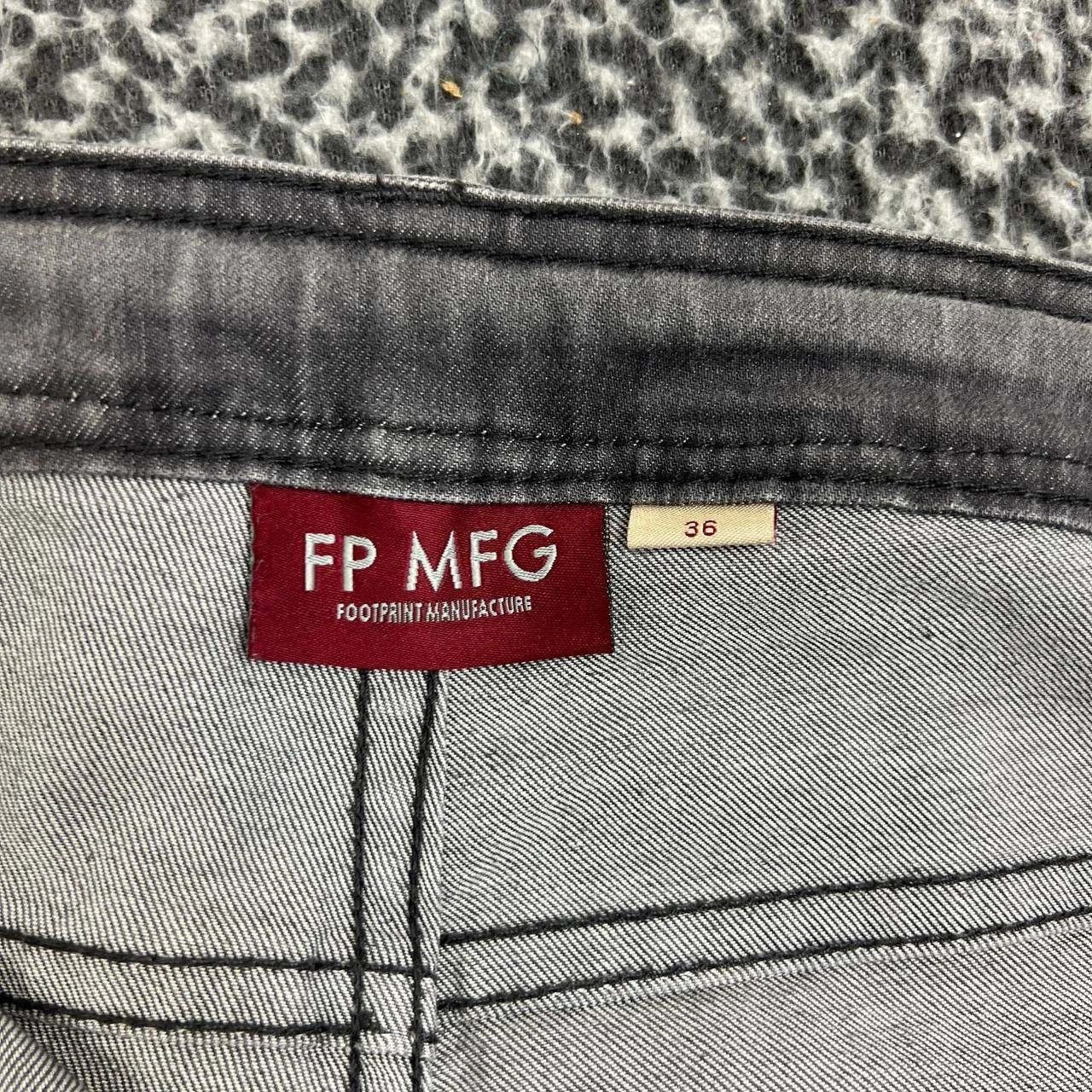 Other Footprint Manufacture Jeans Men 36x33 Gray Denim Pants Size US 36 / EU 52 - 5 Thumbnail