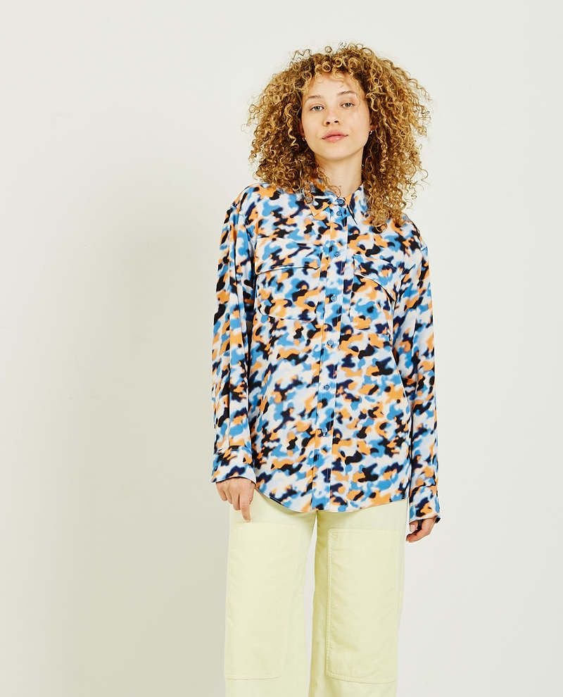 Kenzo o1y1025 Patterned Shirt in Multicolor Size XS / US 0-2 / IT 36-38 - 1 Thumbnail